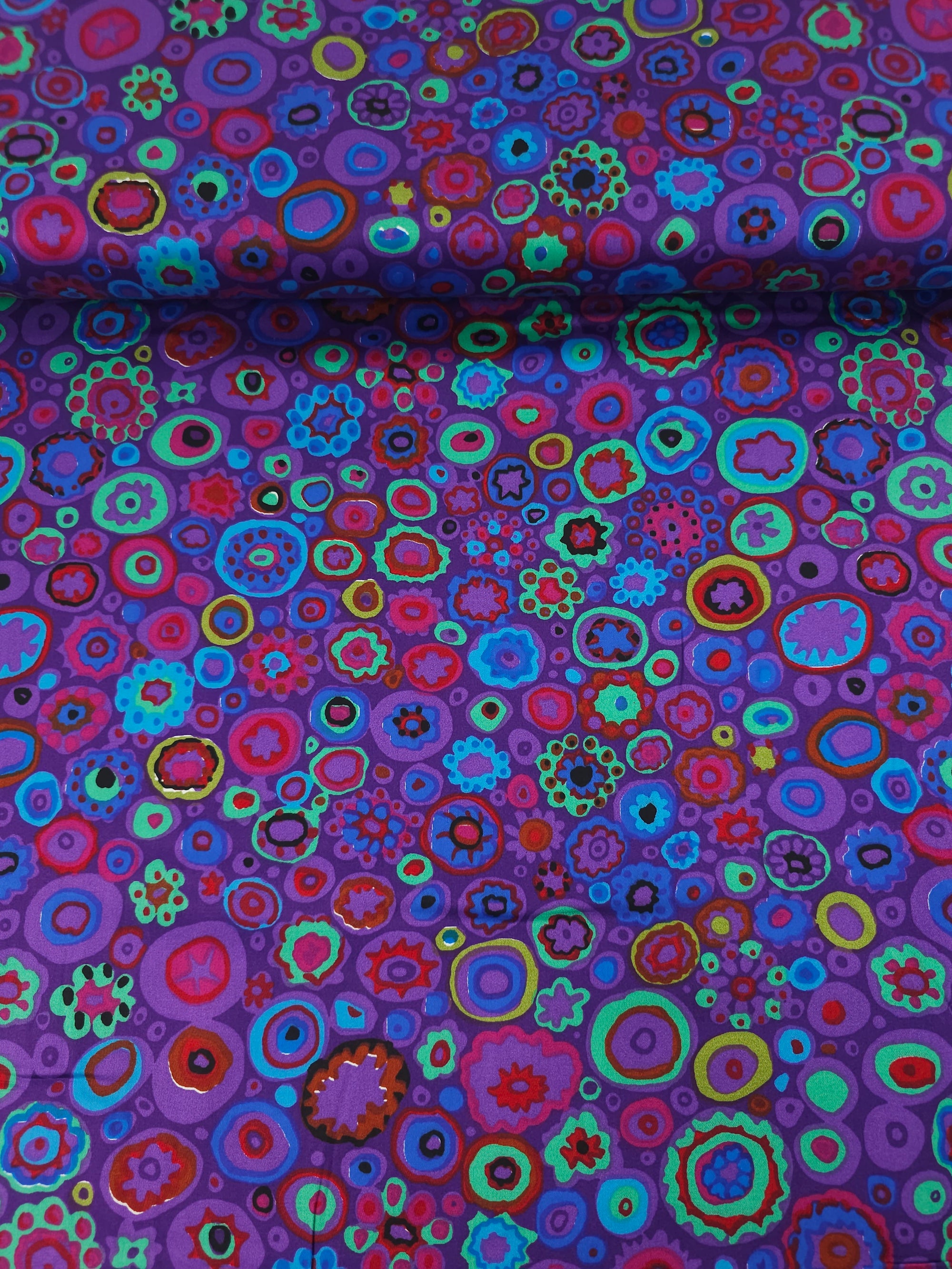 Purple Roman Glass Cotton Sateen 108" - Kaffe Fassett *EXTRA WIDE*