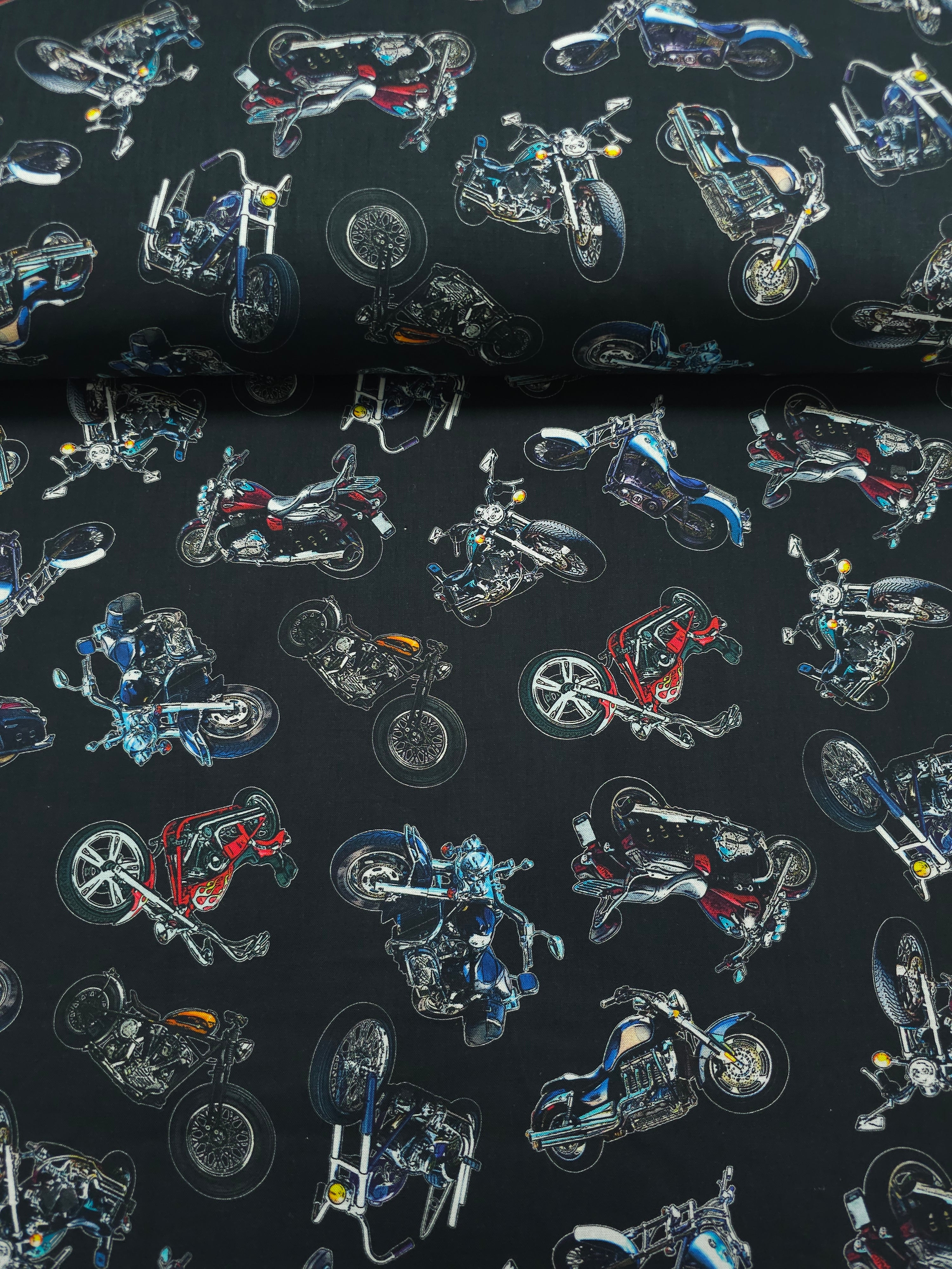 On the Road Mopeds 100% Cotton