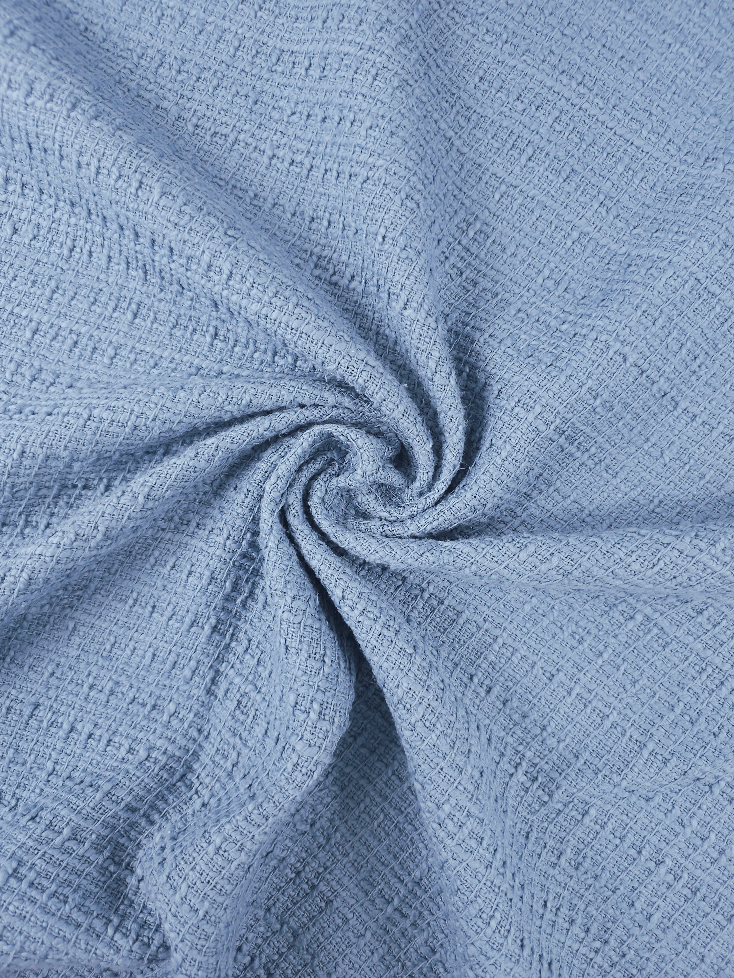 Dusky Blue Boucle