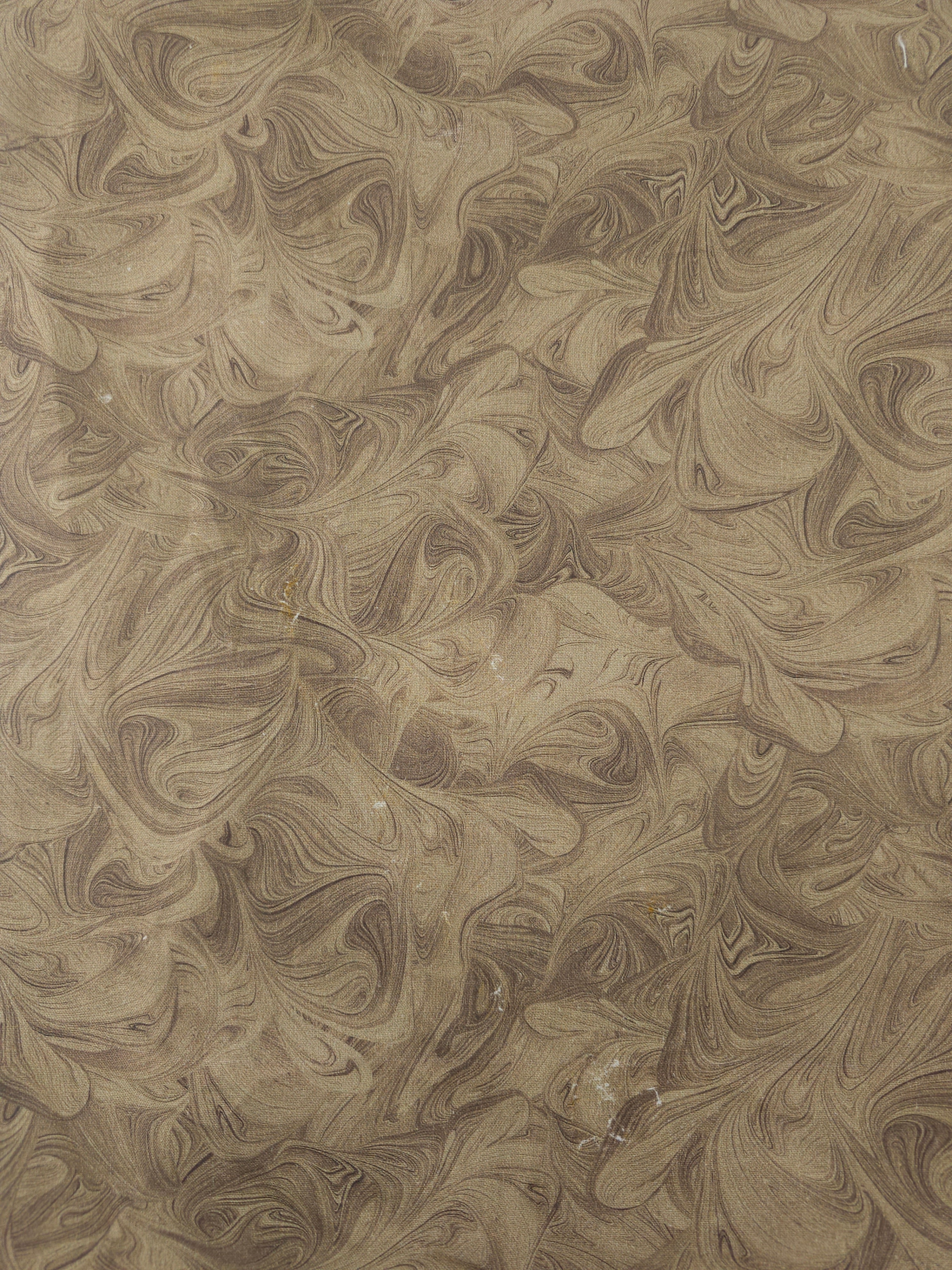 Taupe swirl Cotton- 2.2m piece