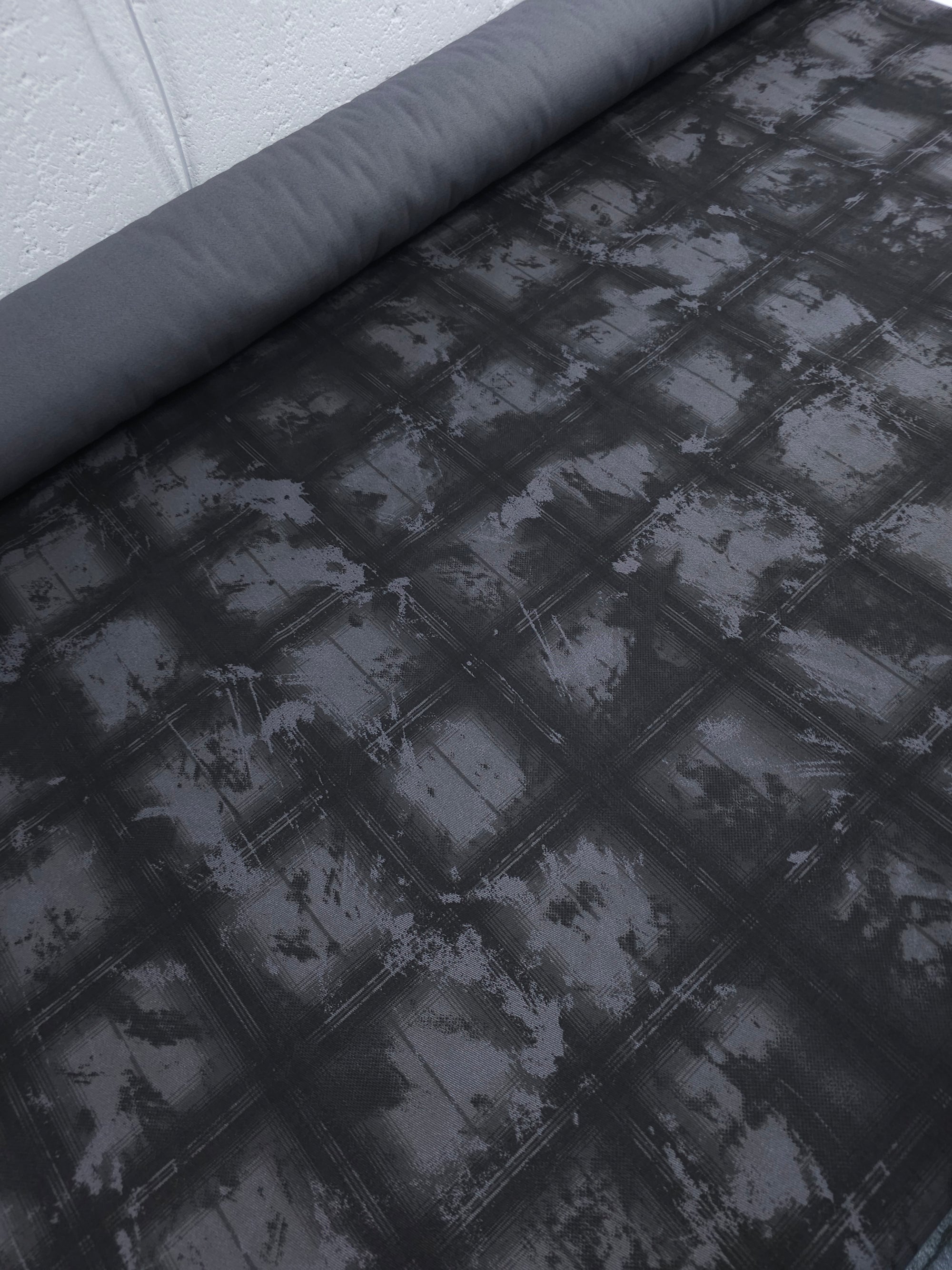 Grey Smokey Static Square Denim