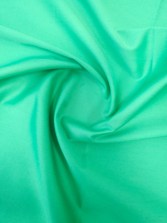 Seafoam Green Brushed Cotton Tencel