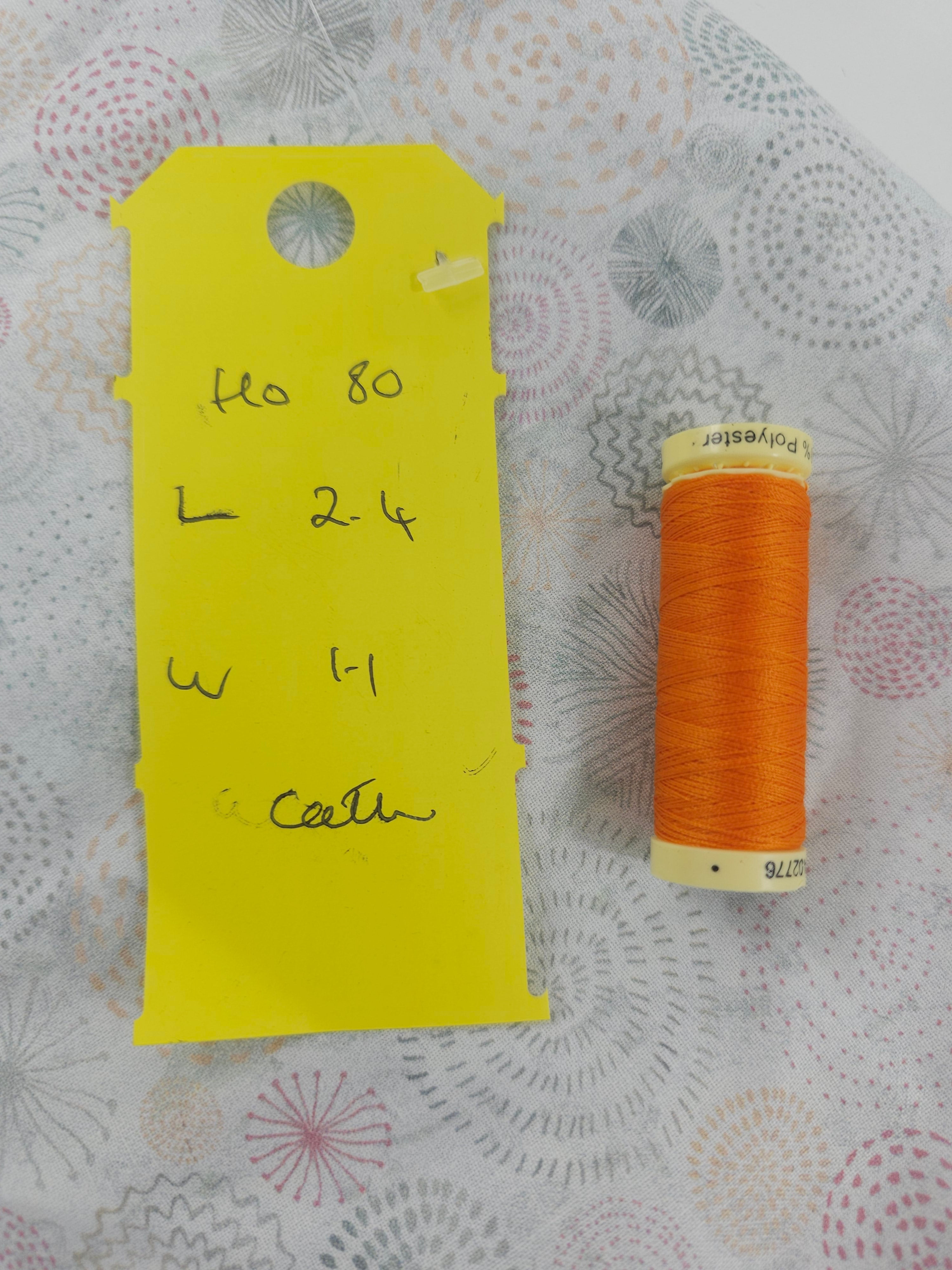 Light grey pink burst Cotton- 2.4m piece