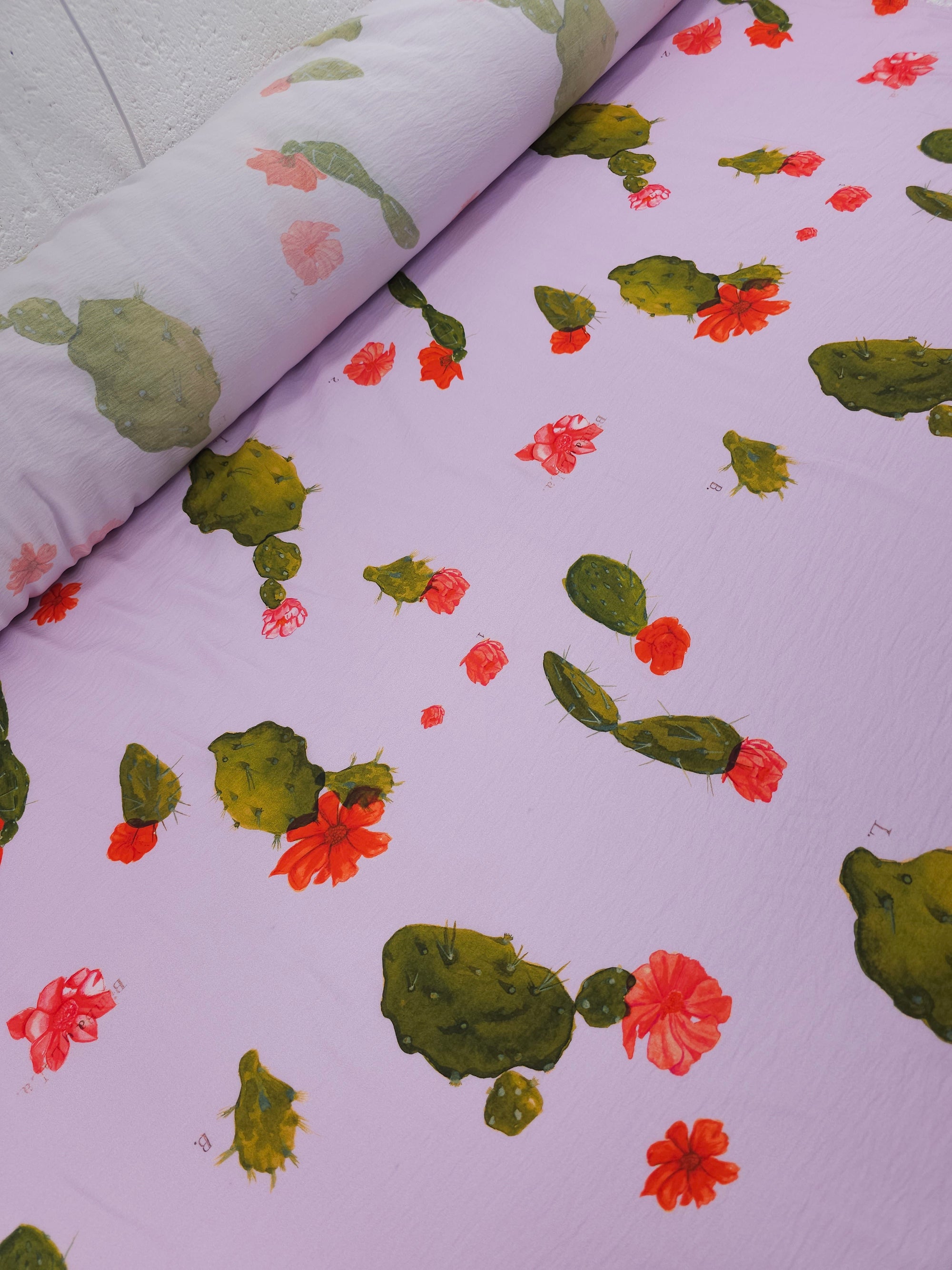 Lilac Floral Cactus Modal