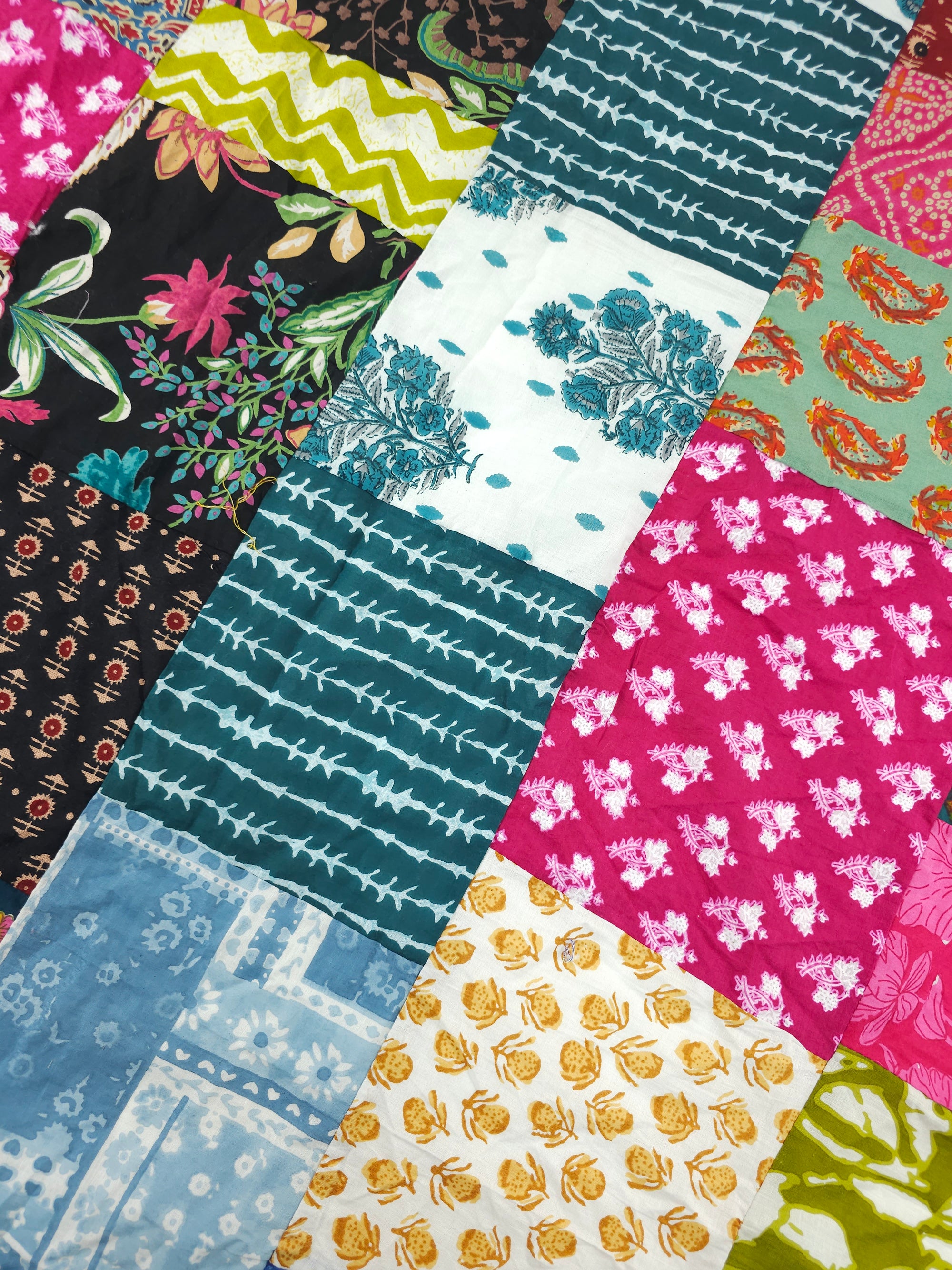 Multi Pattern Cotton Patchwork