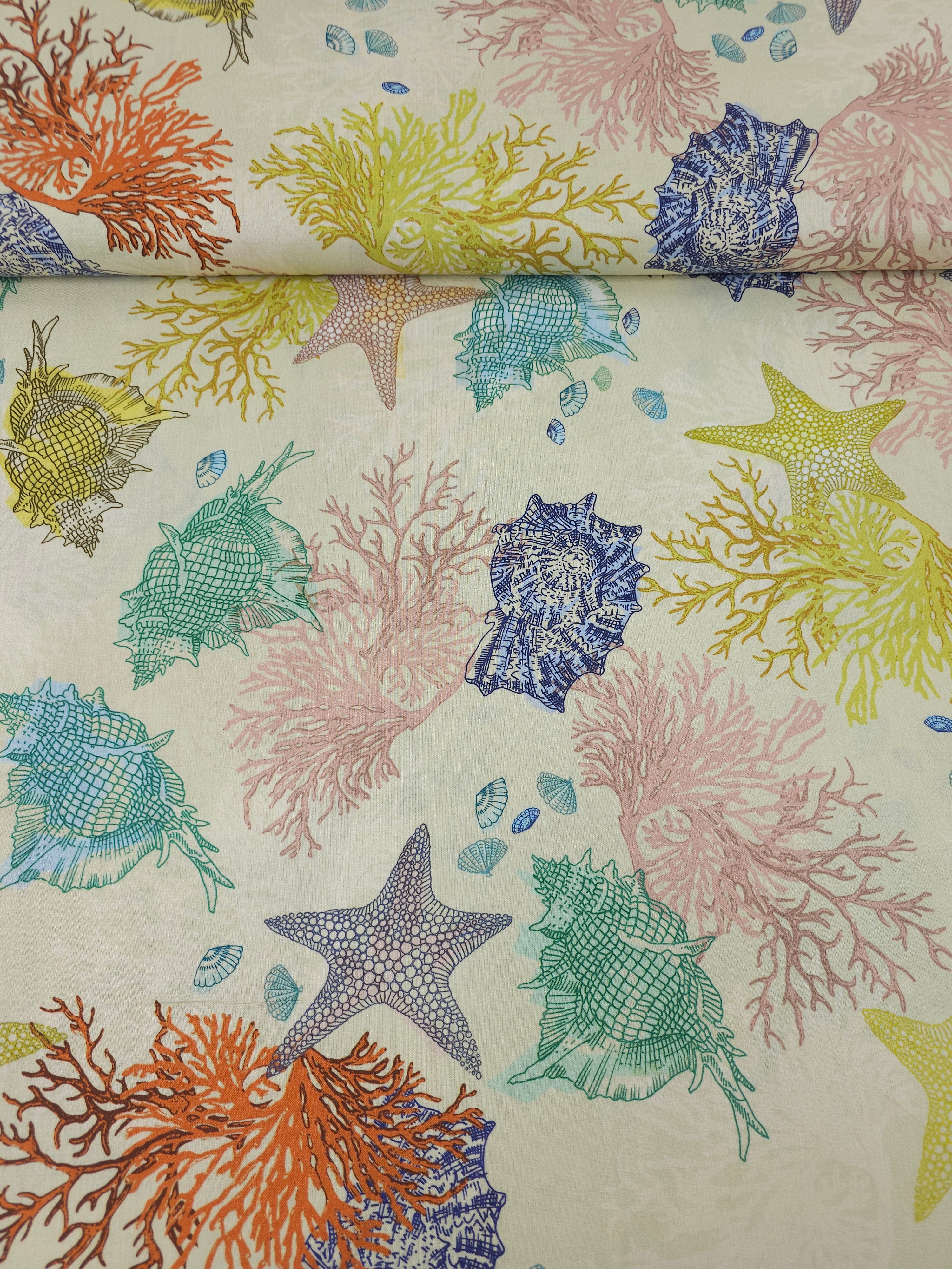 Coral Reef 100% Cotton 98" *EXTRA WIDE*