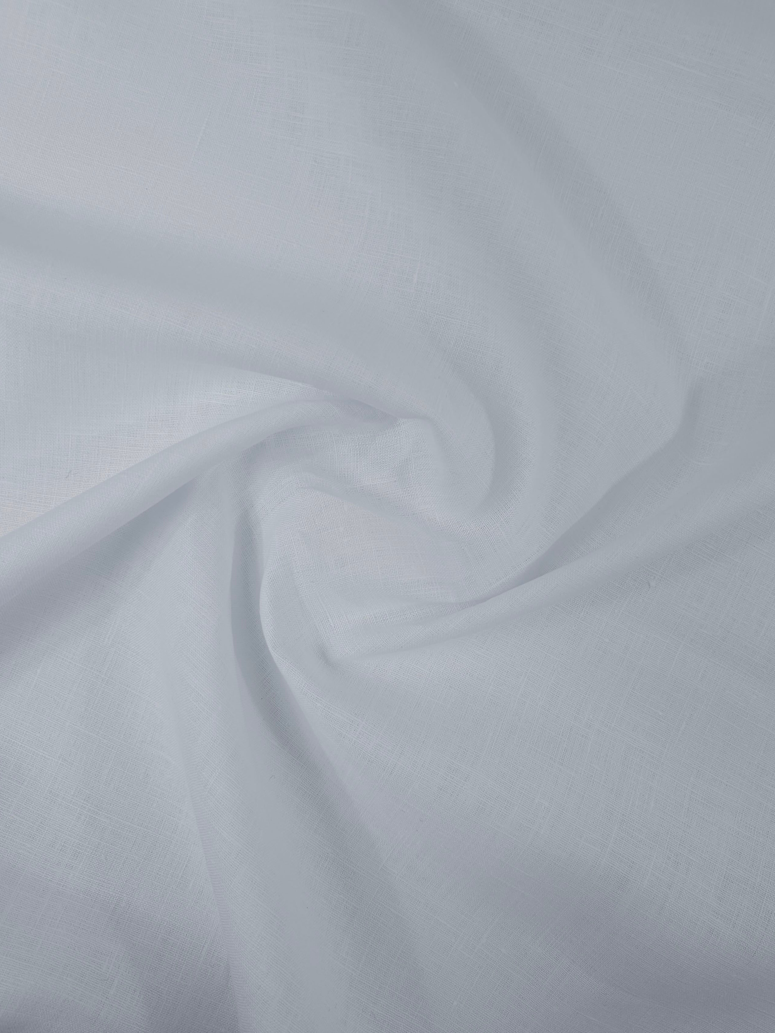 White 100% Linen