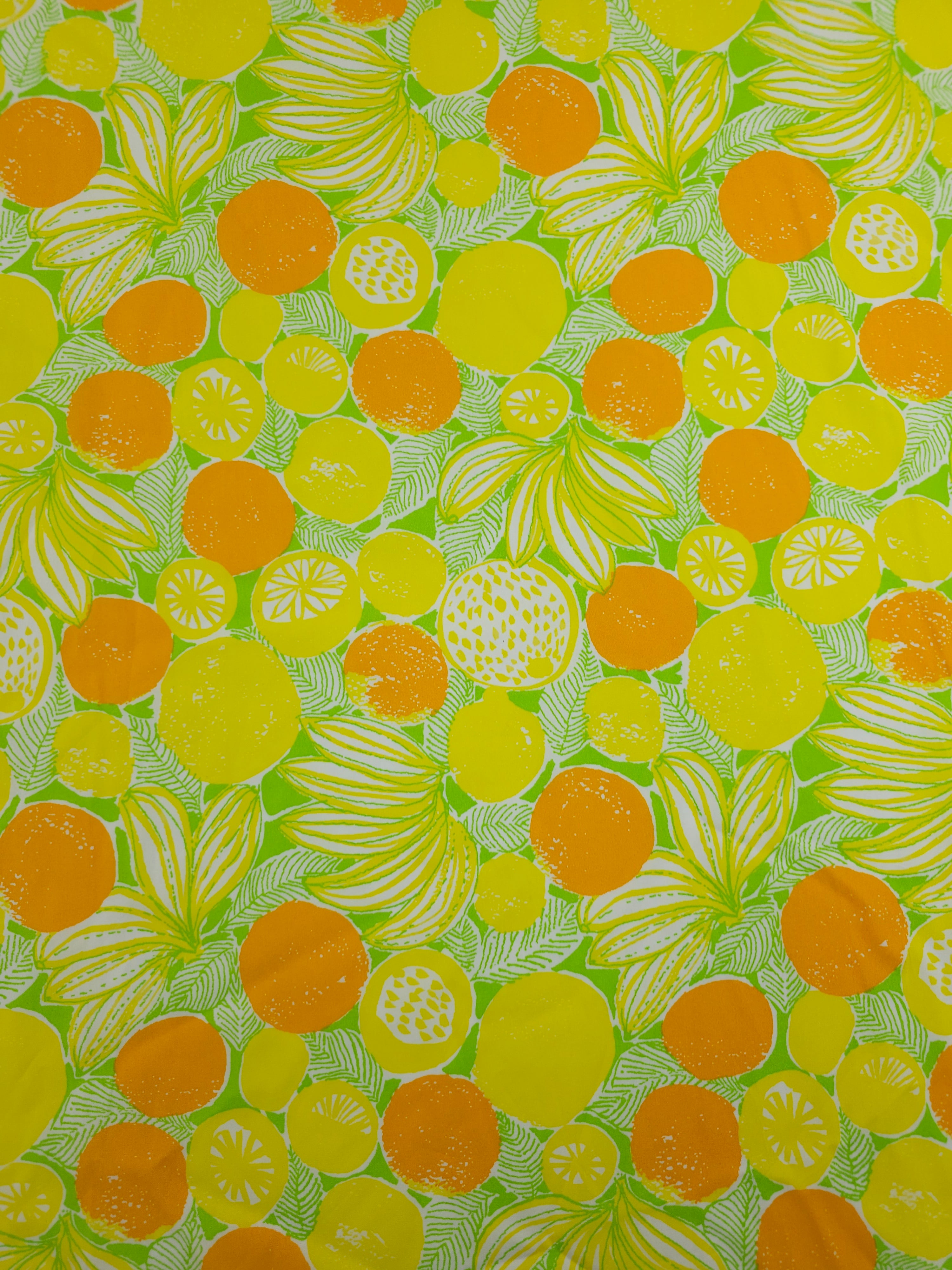 Tropical Fruit Palm Cotton Poplin - Lilly Pulitzer