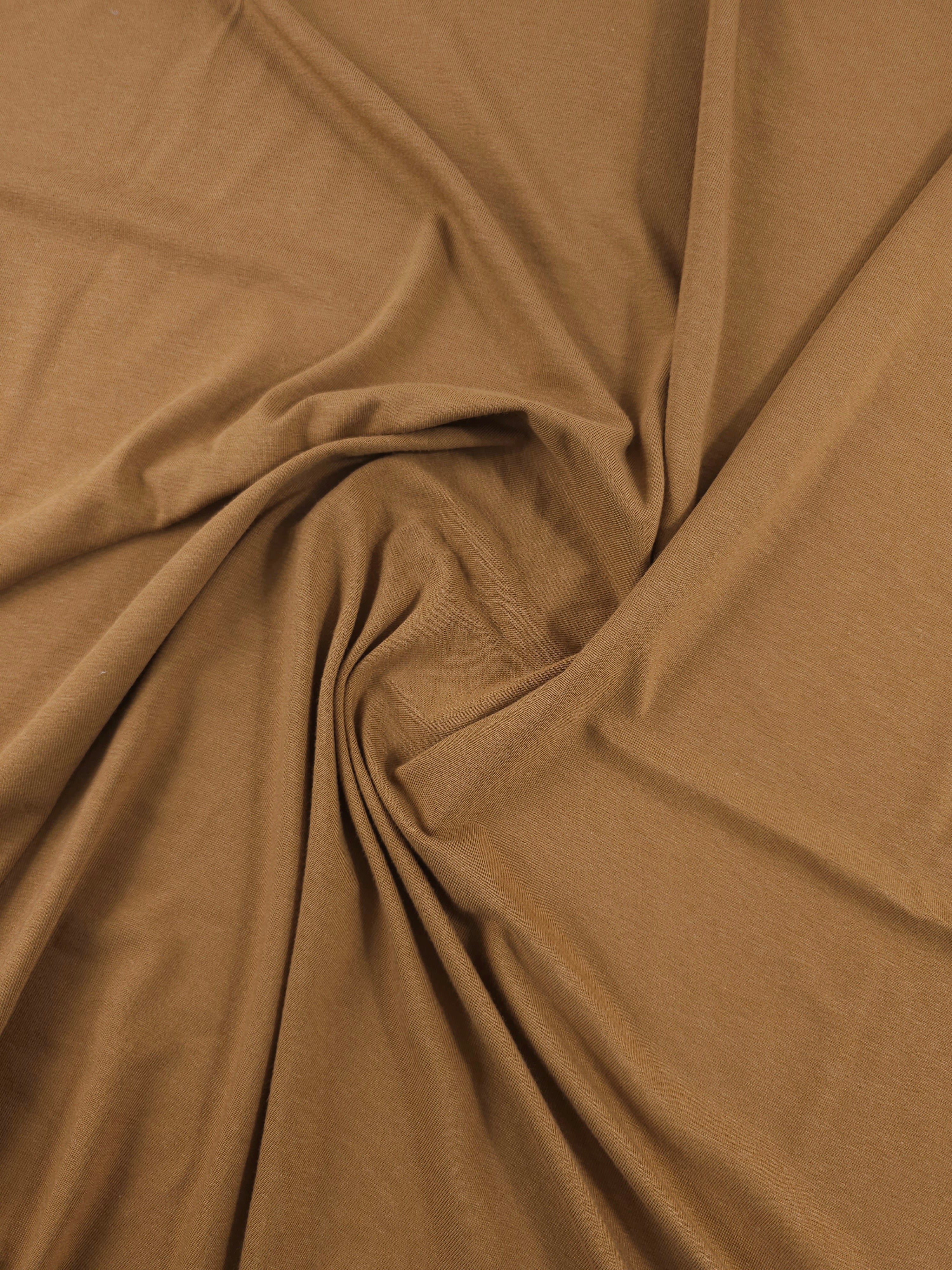 Bronze Organic Bamboo Cotton Jersey
