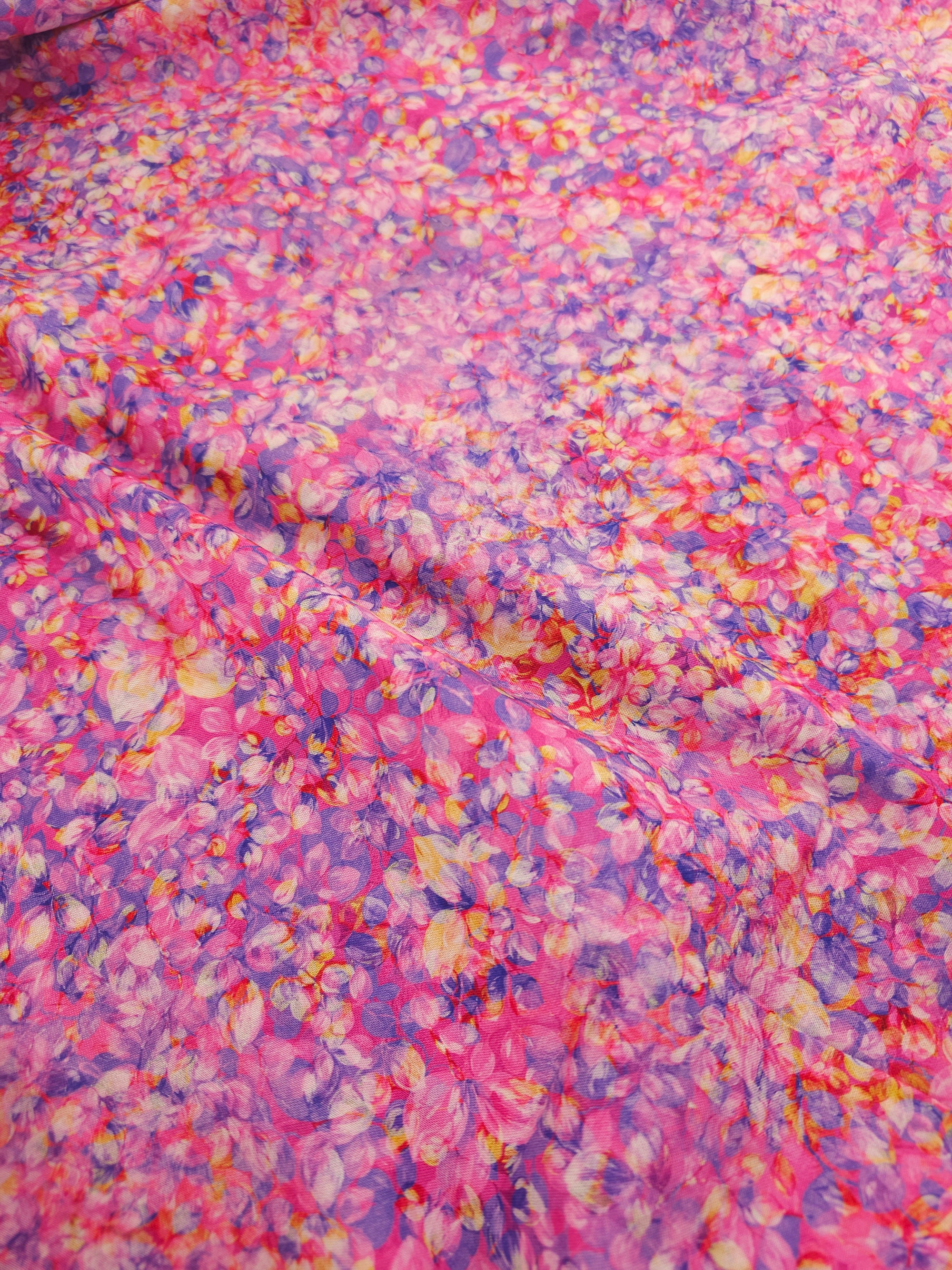 Pink Foilage Petal 100% Cotton 104” *EXTRA WIDE*