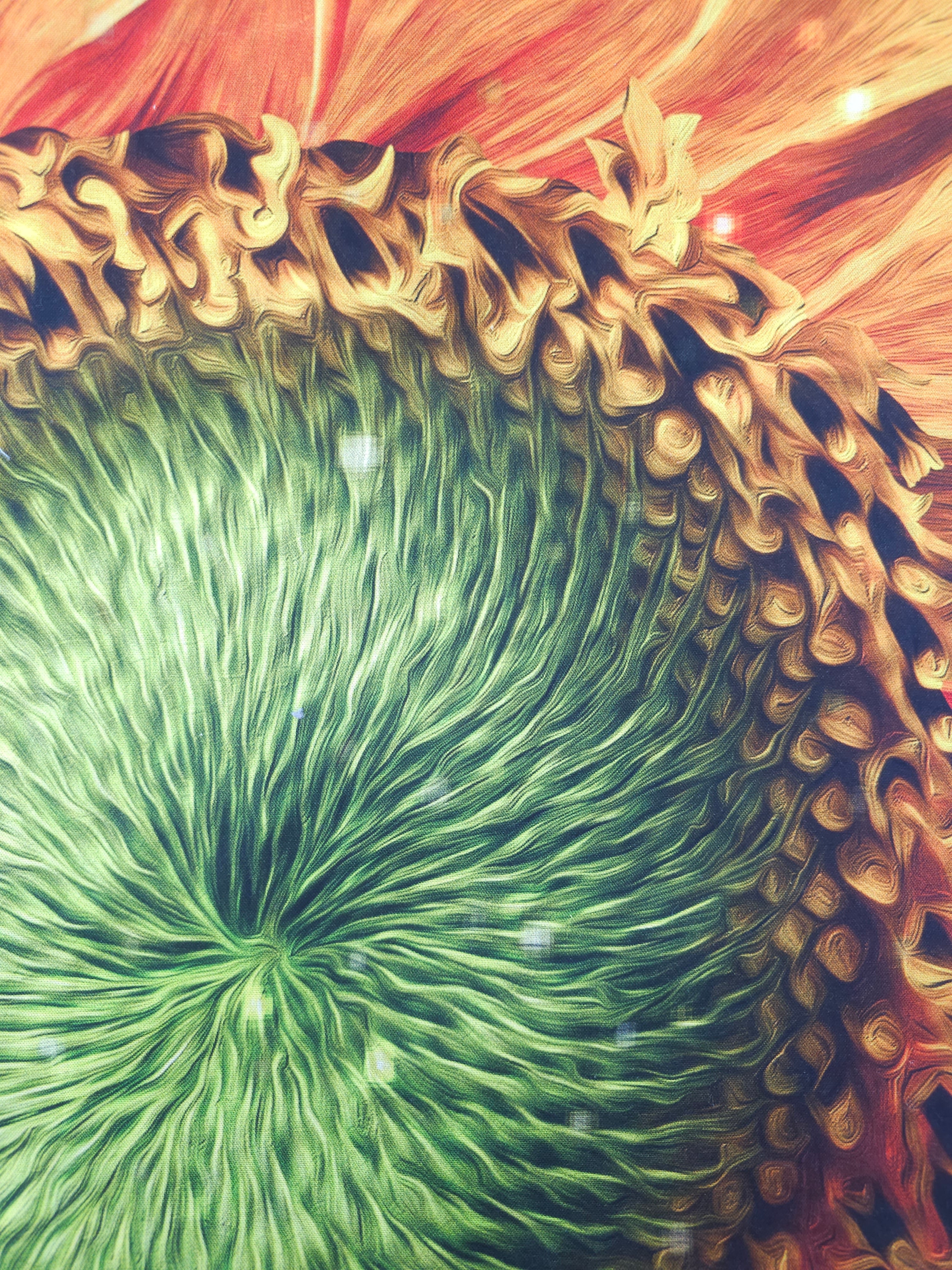 Sunflower Cotton panel- 3m piece