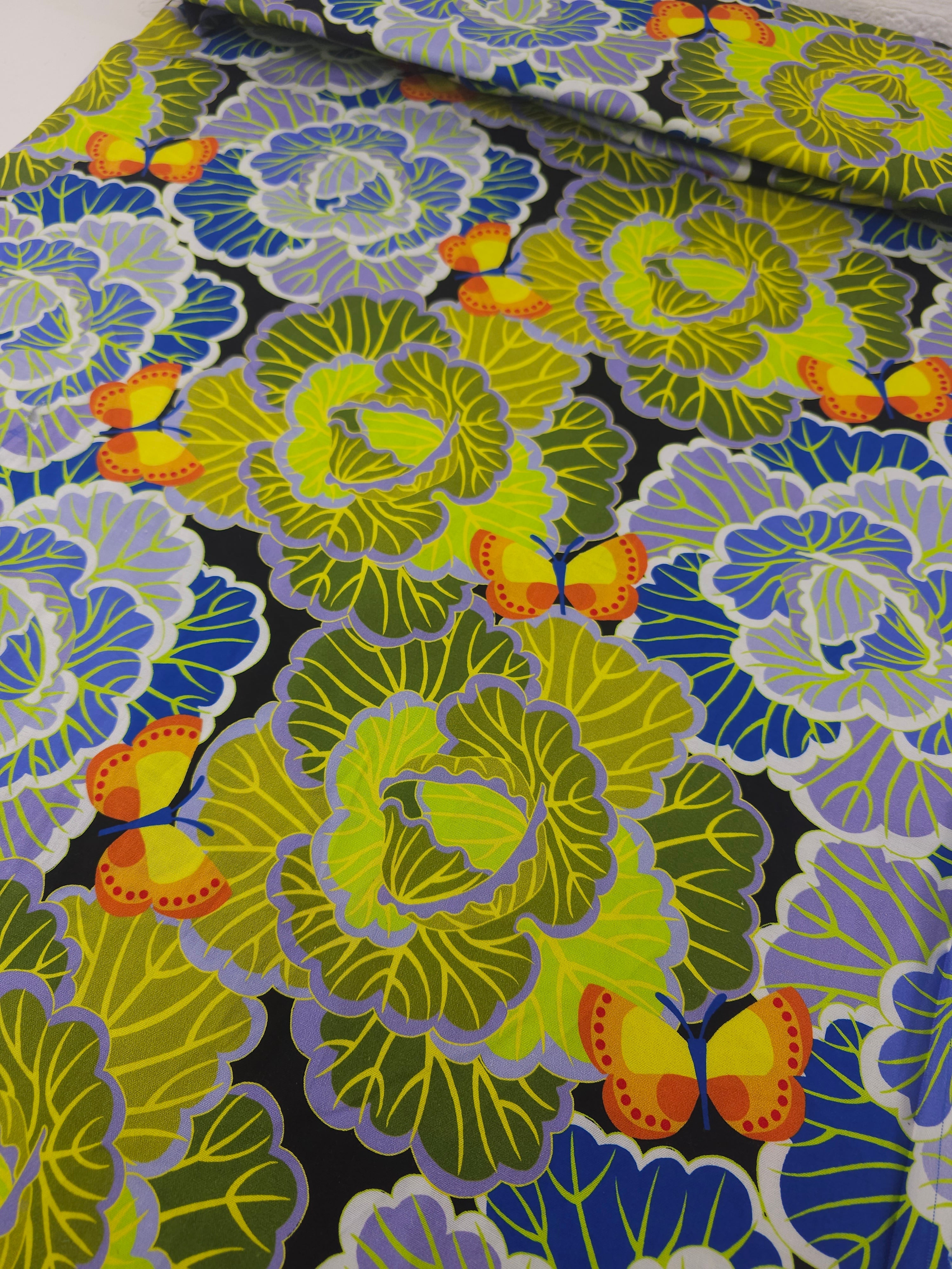 Abstract Cabbage Patch 100% Cotton - Jane Sassaman x Free Spirit
