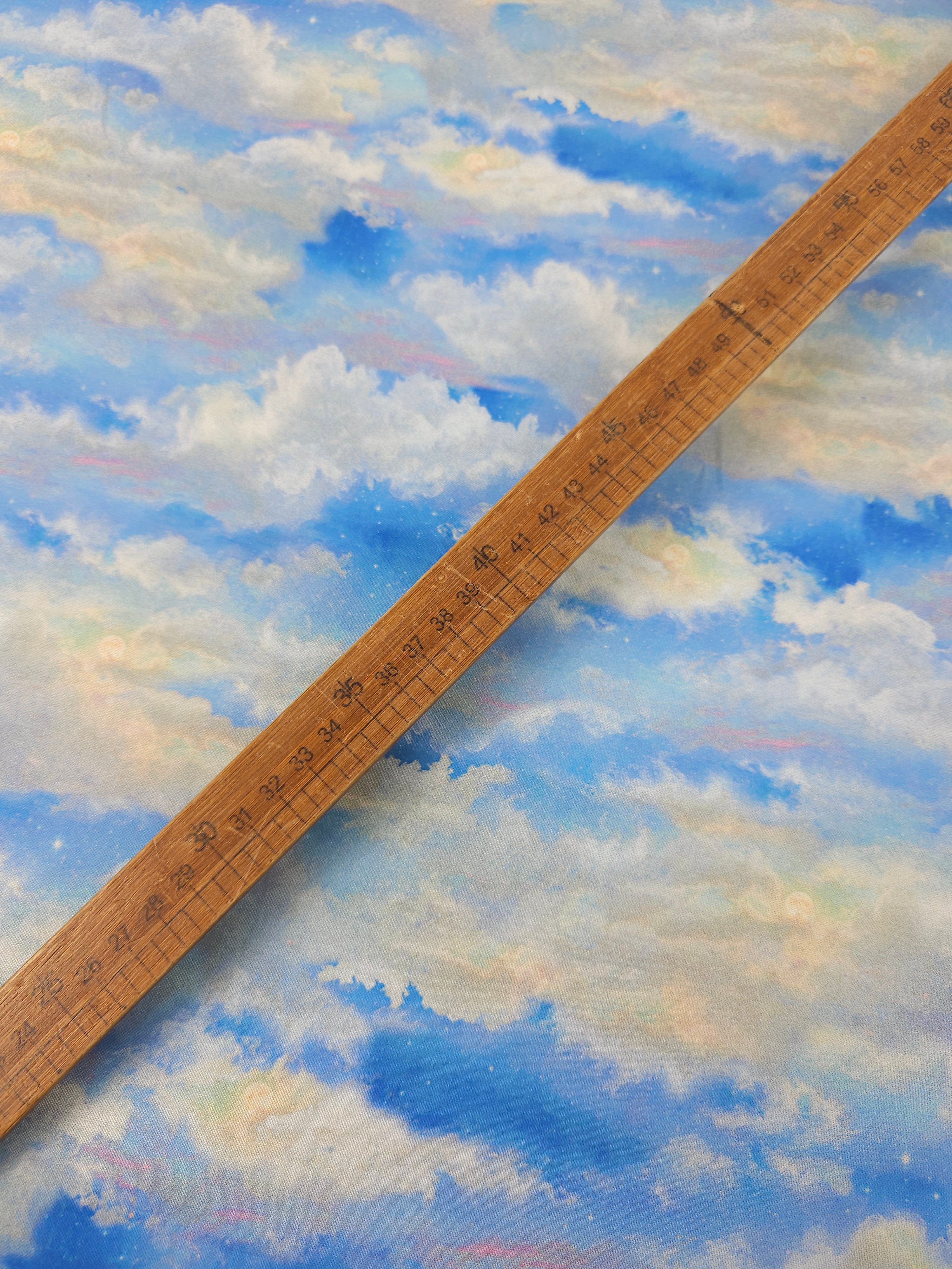 Bright Clouds 100% Cotton