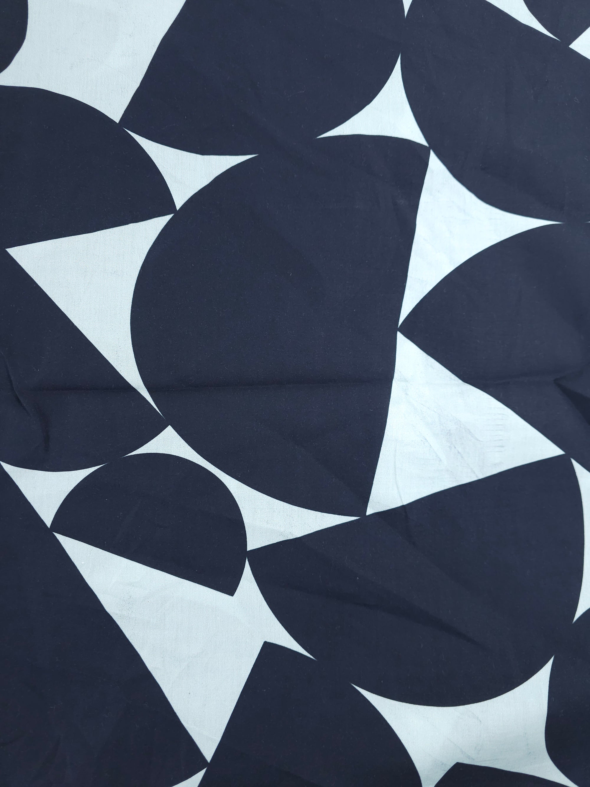 Black/White Basilia Cotton Poplin - 1m Piece