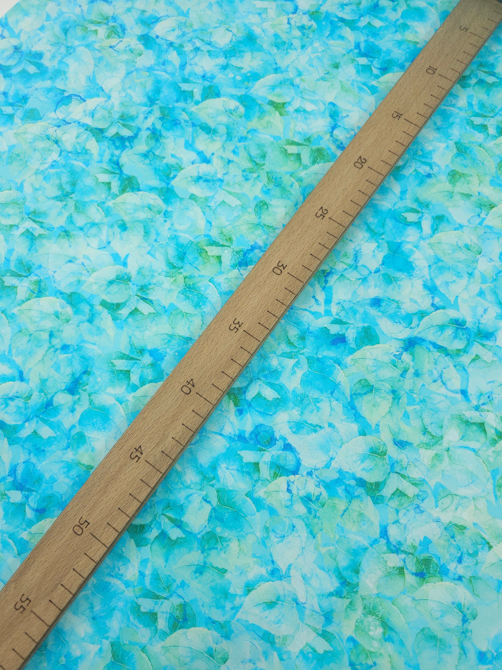 Light Blue/Green Concerto Leaves 100% Cotton