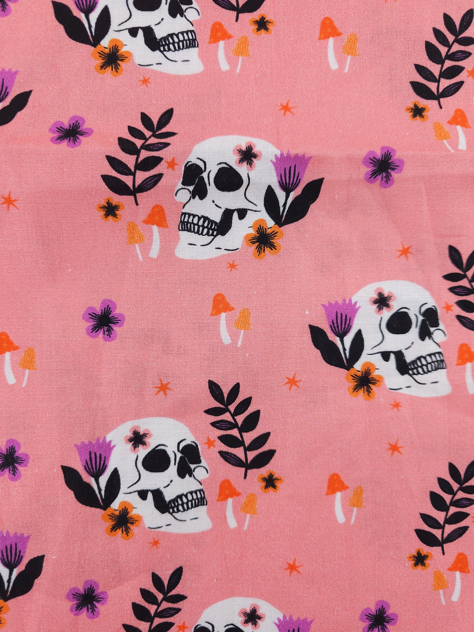 Pink Spooky Cotton - 1.1m Piece