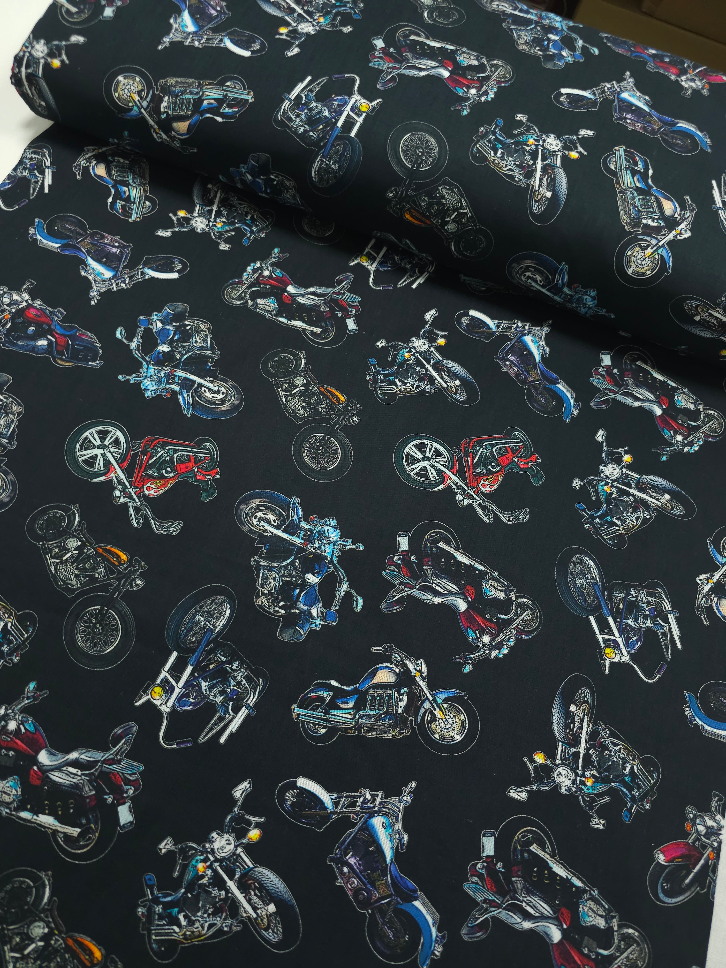 On the Road Mopeds 100% Cotton