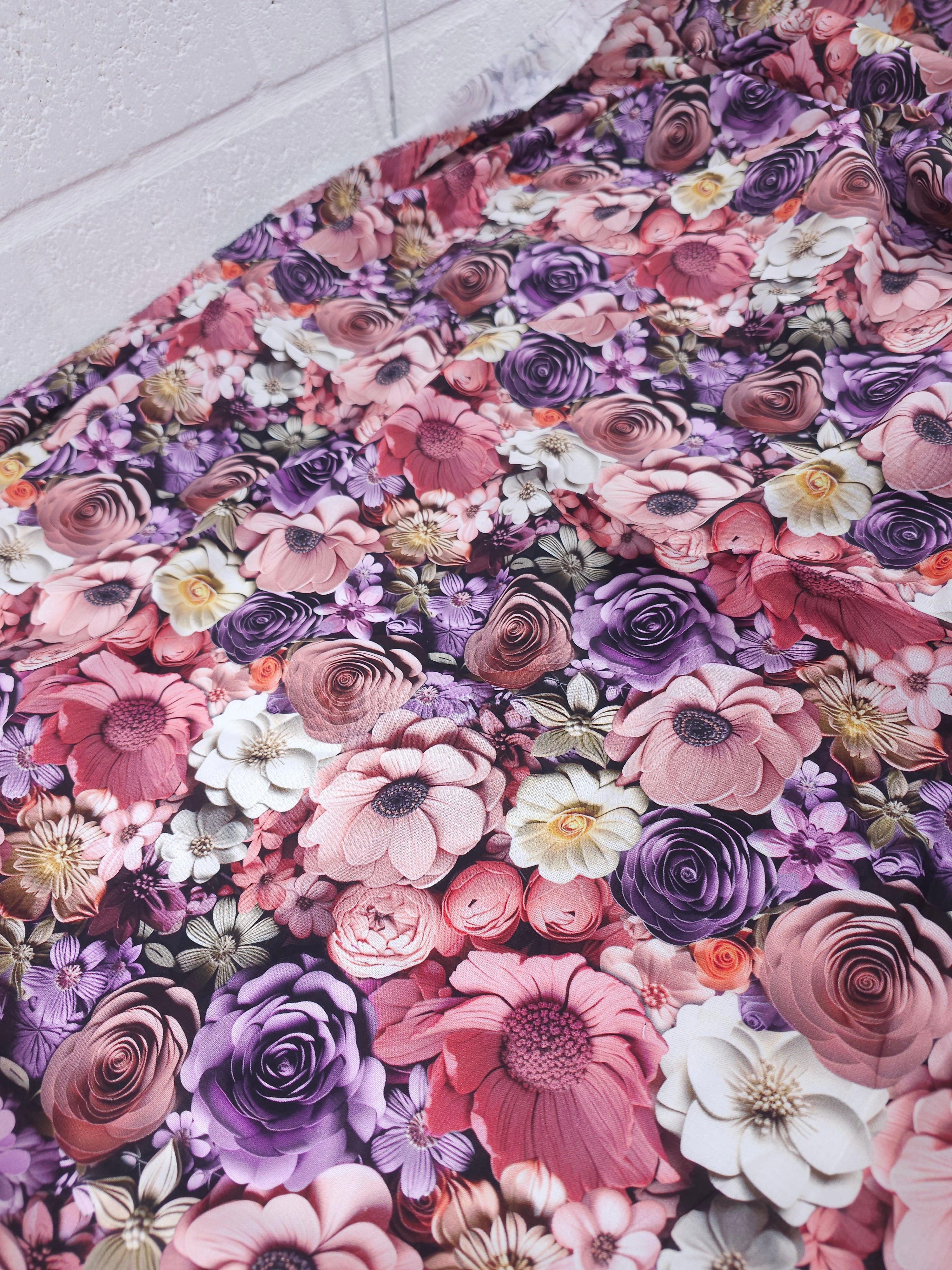 Spring flower Cotton- 3.4m piece