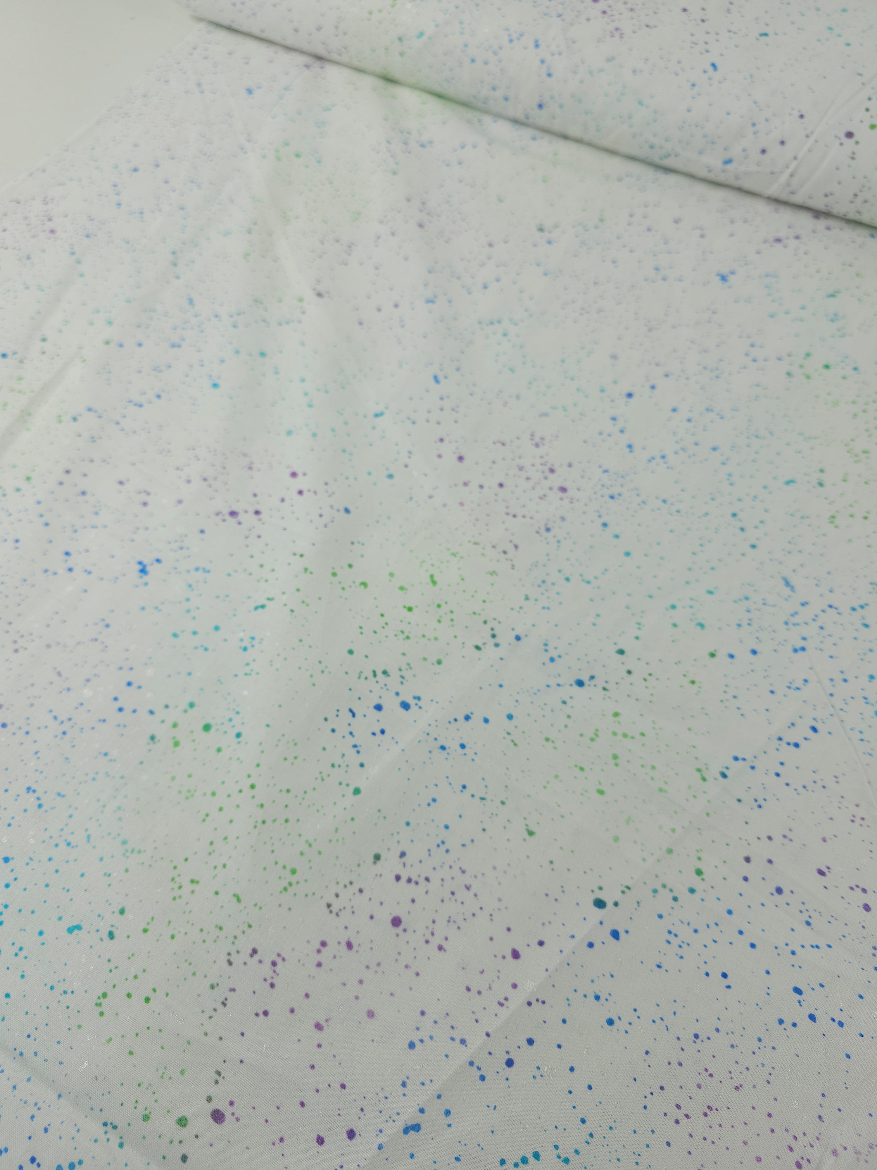 Rainbow Multi Speckle Dot 100% Cotton