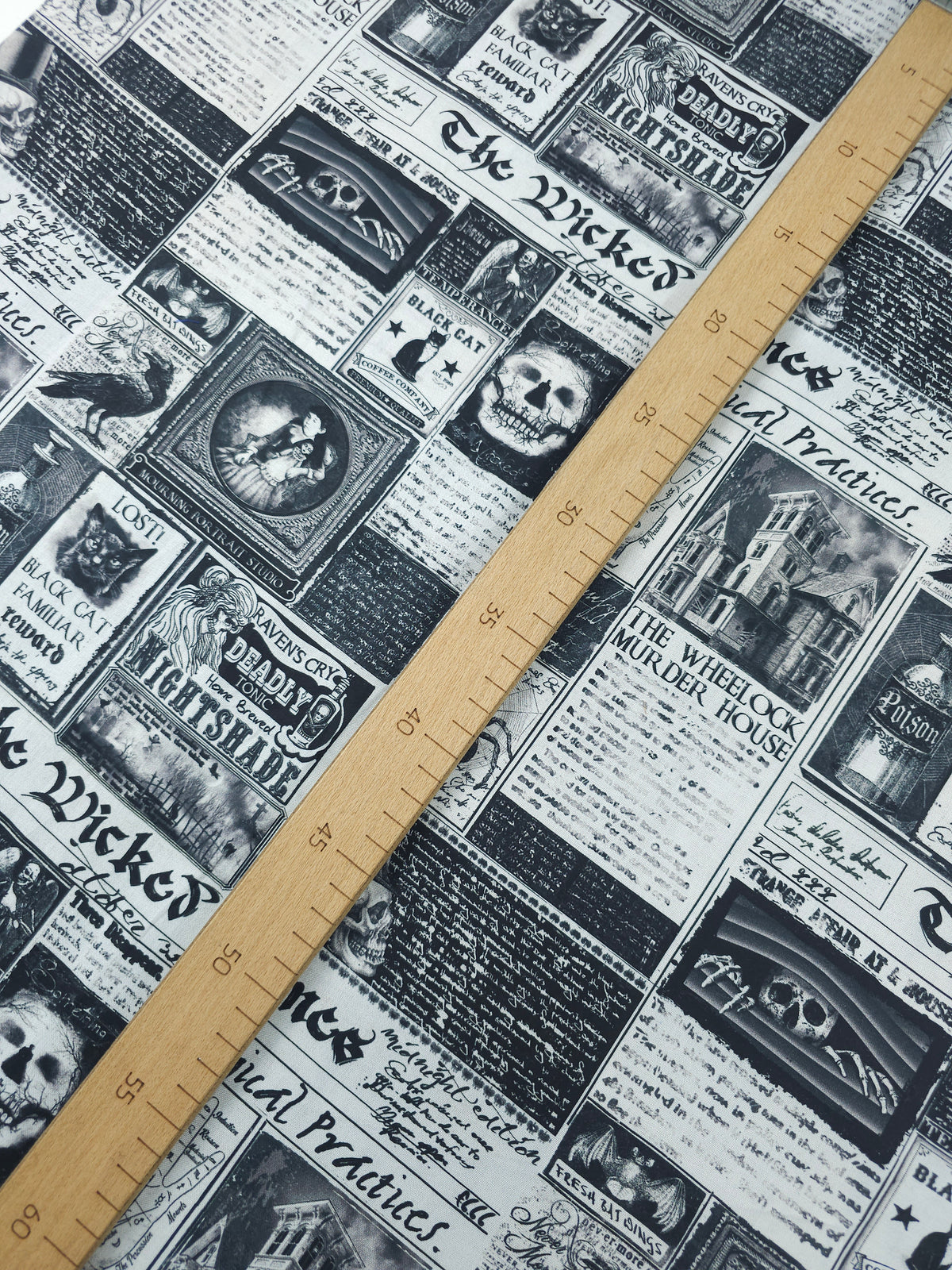 The Wicked Times Newspaper 100% Cotton