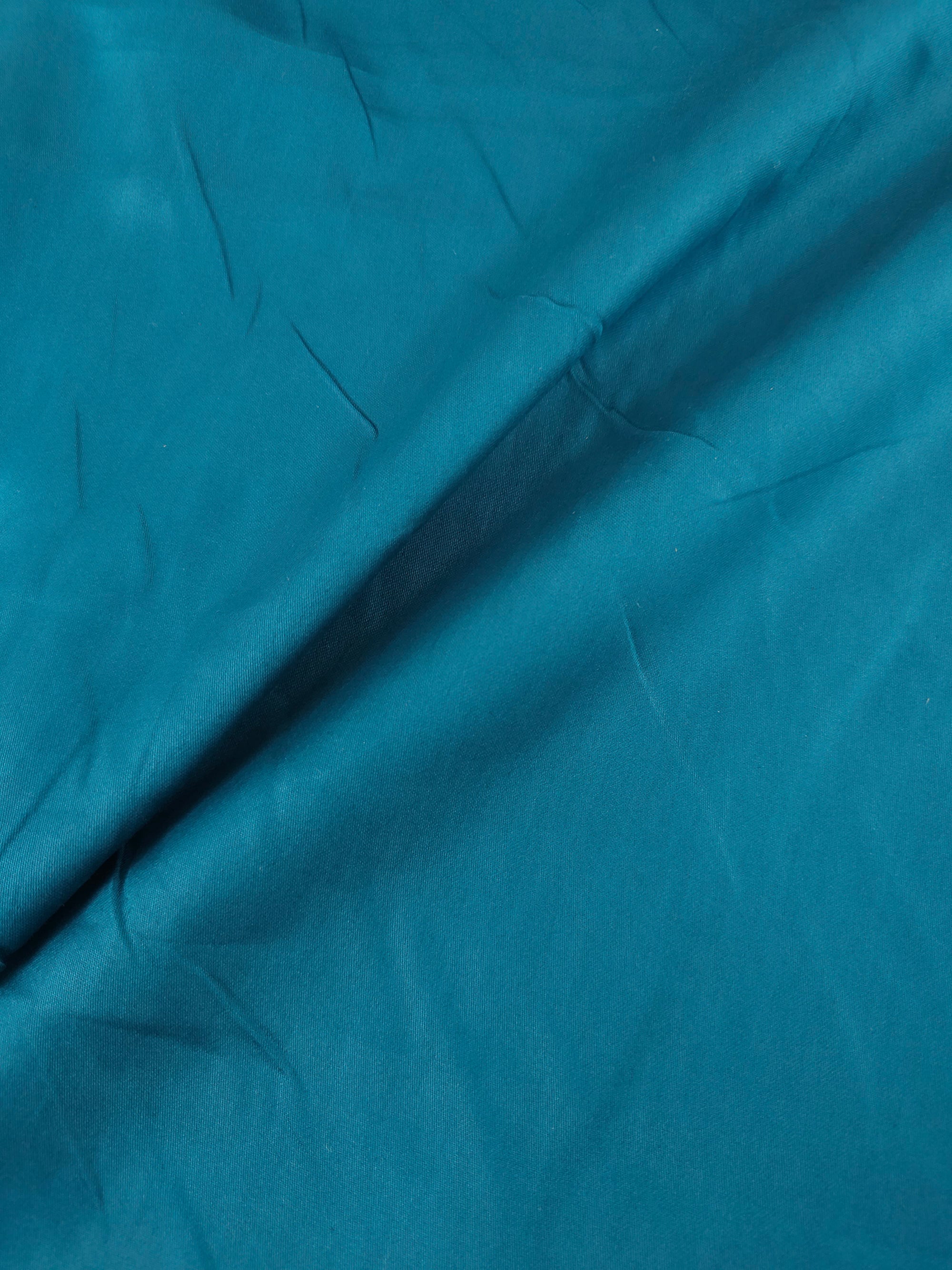 Teal Blue Cotton Sateen 102” *EXTRA WIDE*