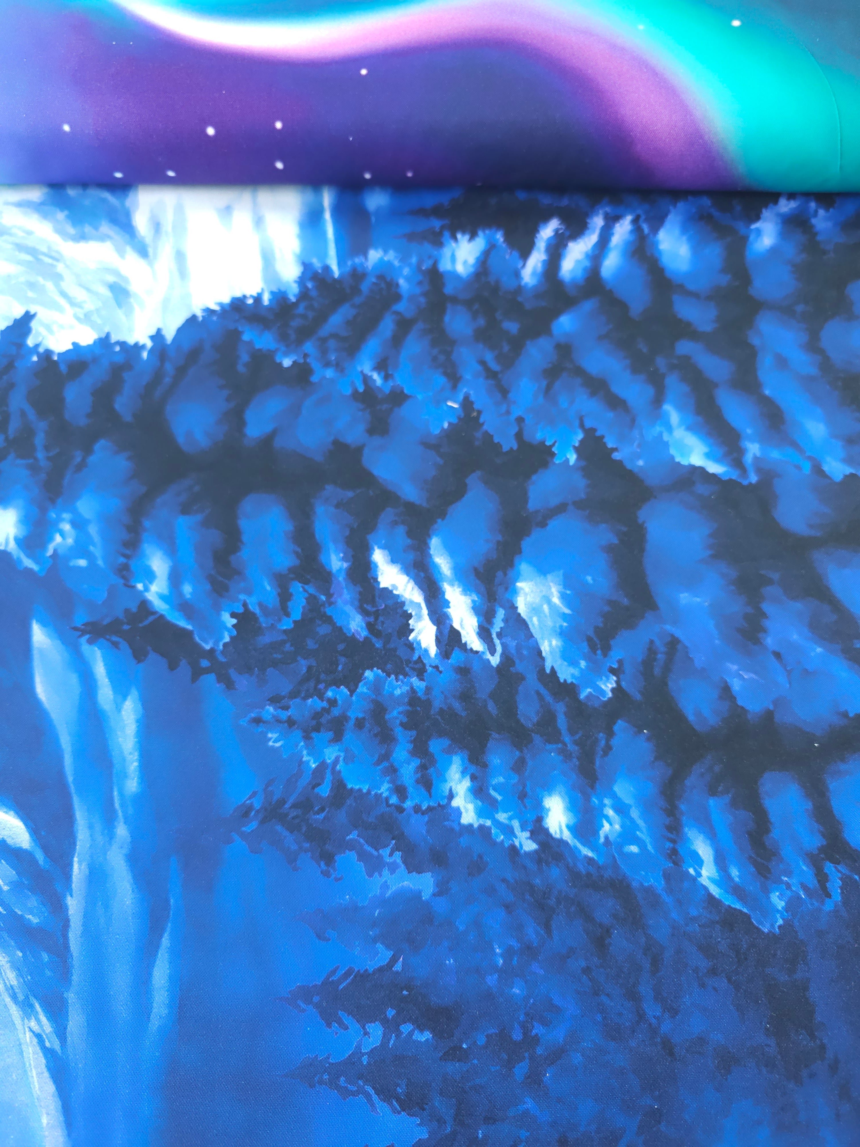 Icelandic Night Aurora 100% Cotton