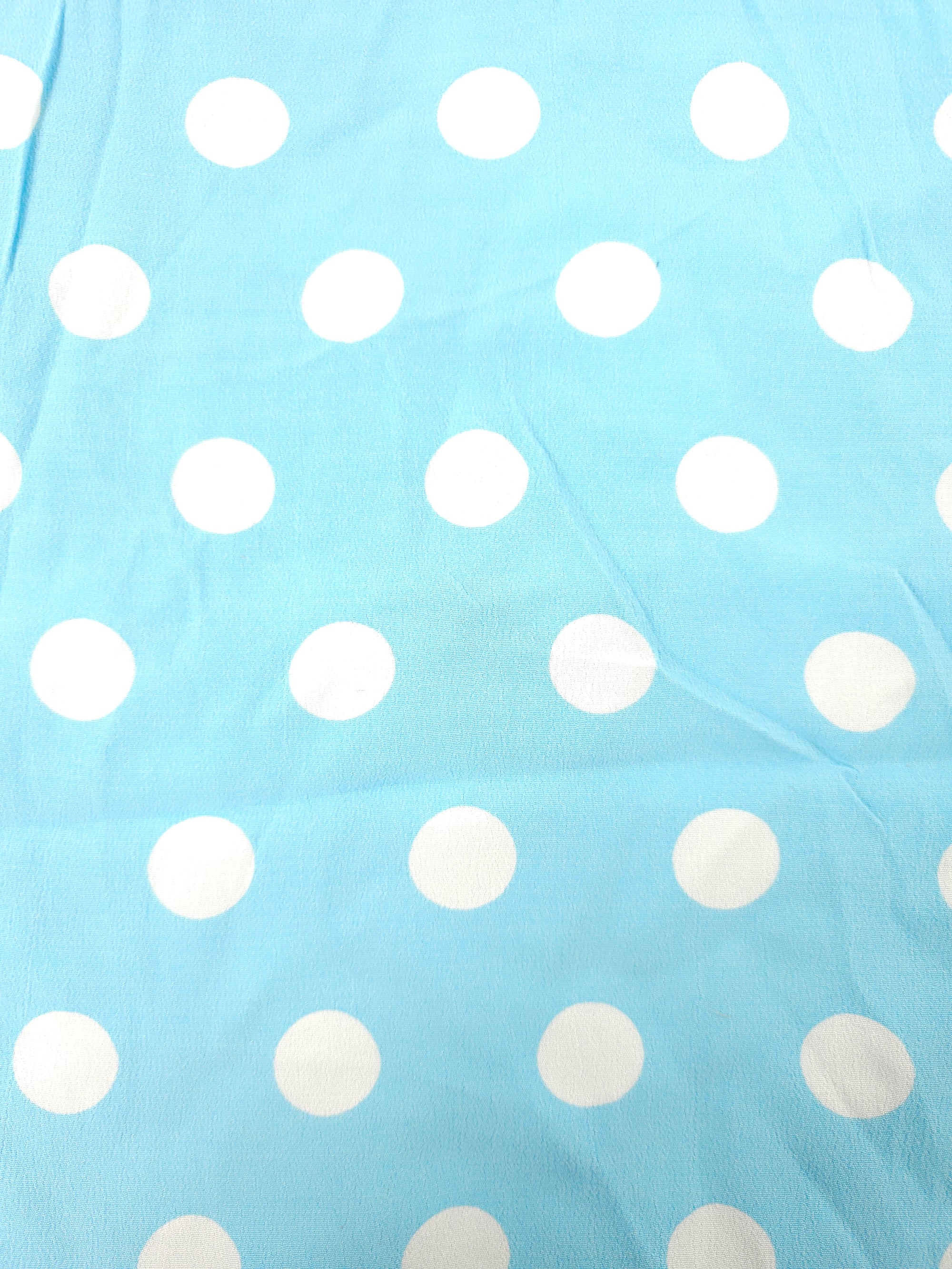Sky blue polka dot - 2m