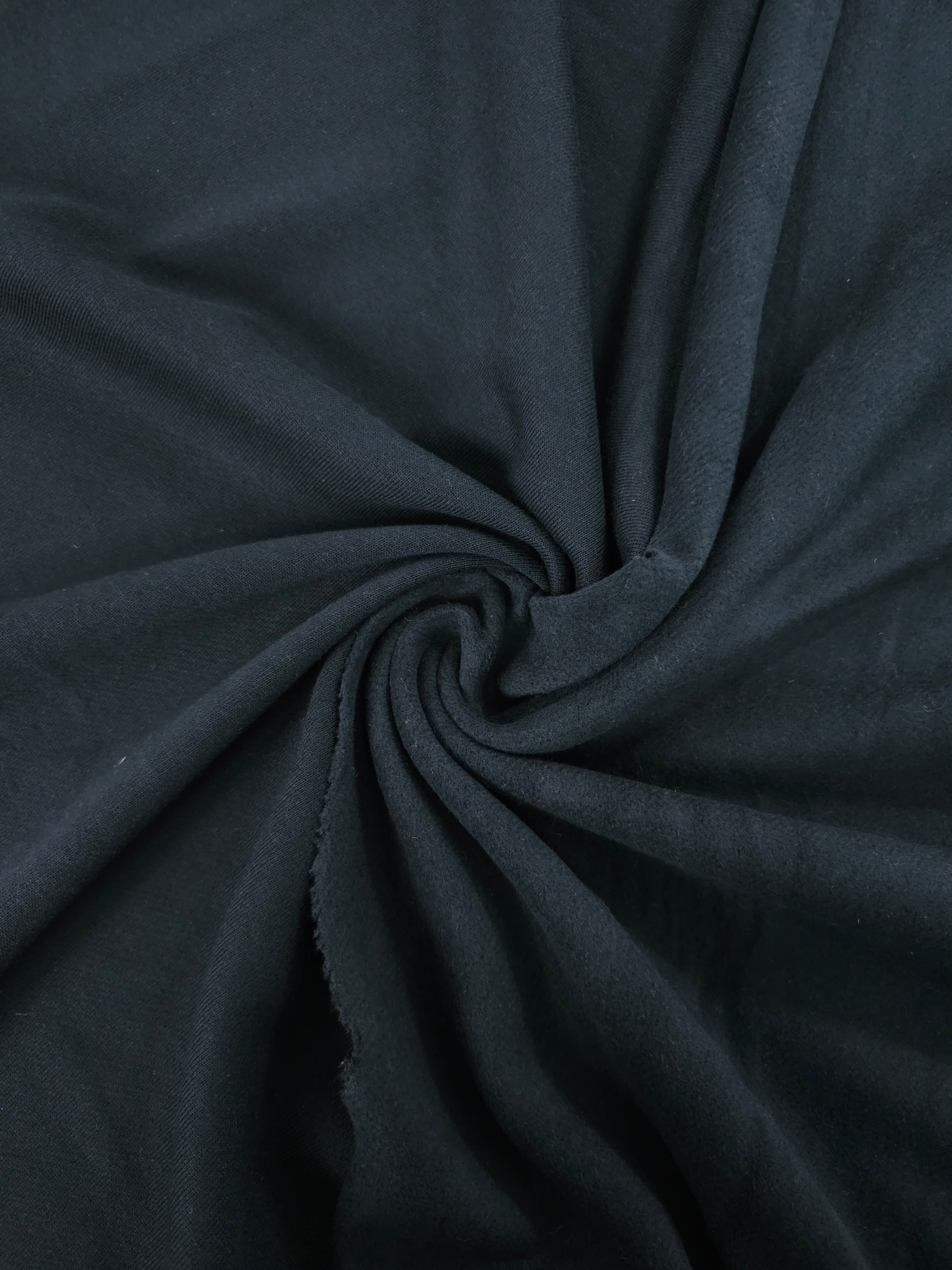 Black Fleece Backed Terry