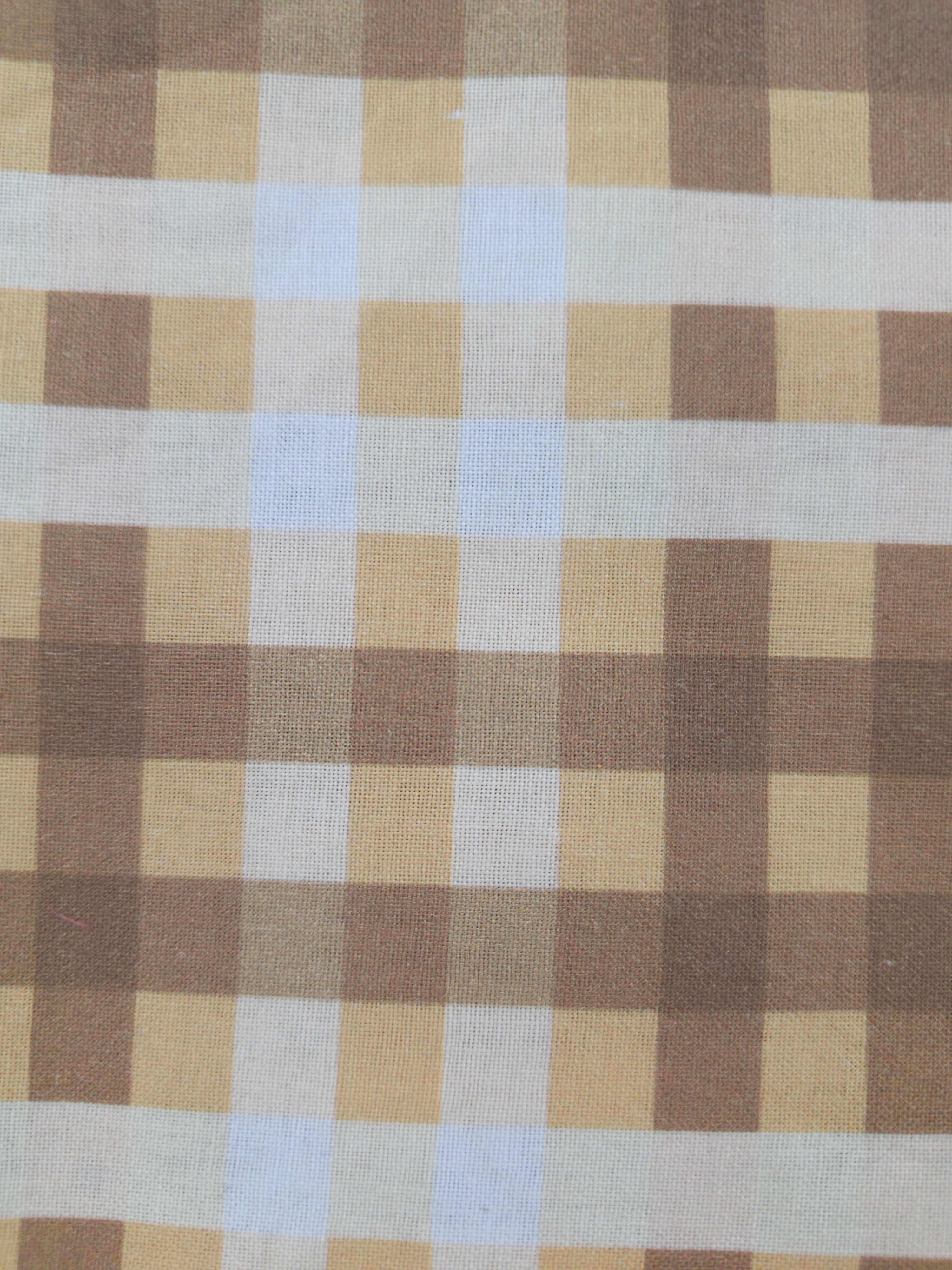 Butter plaid Cotton- 1.6m piece