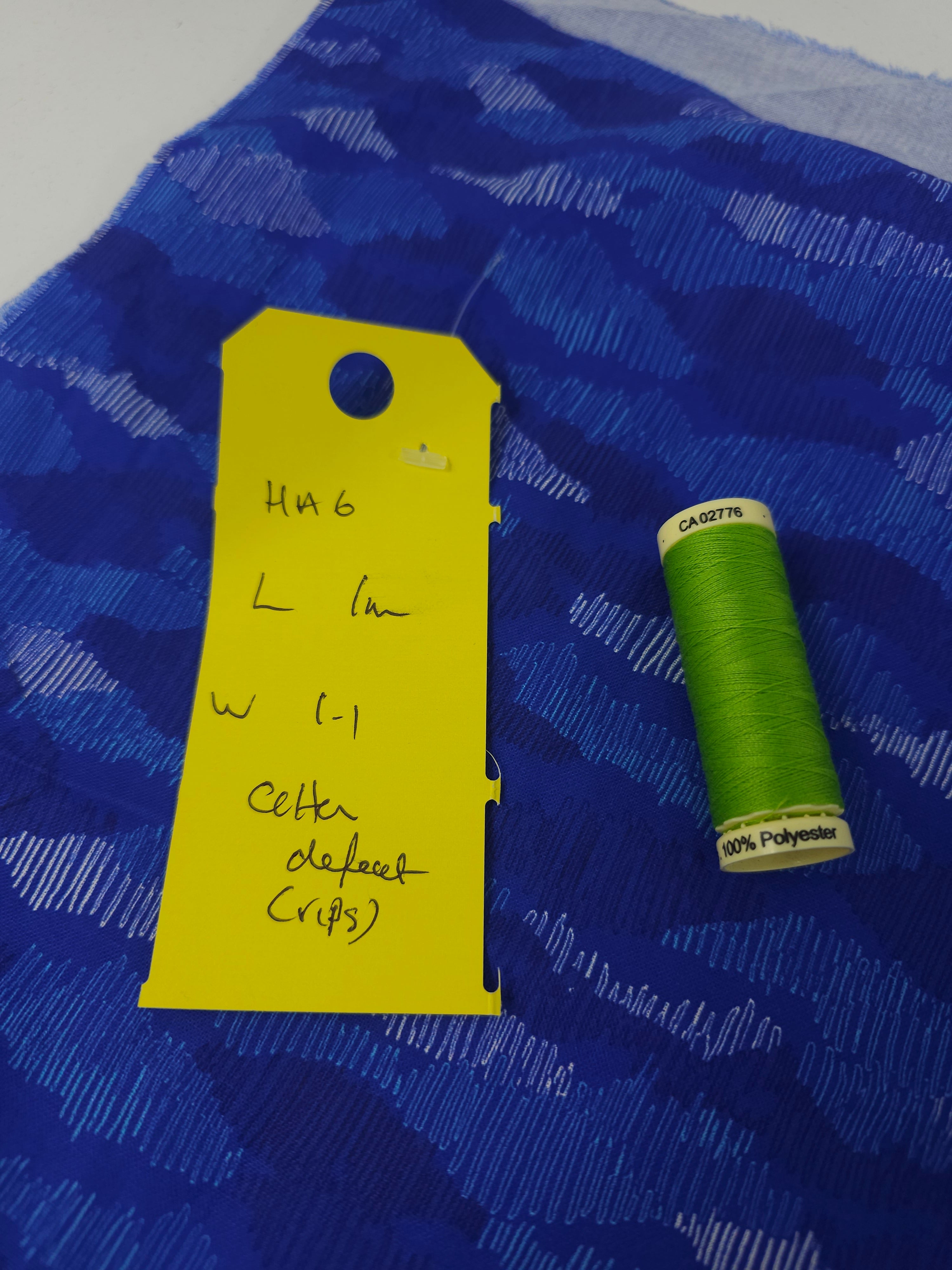 Blue tonal Cotton- 1m piece