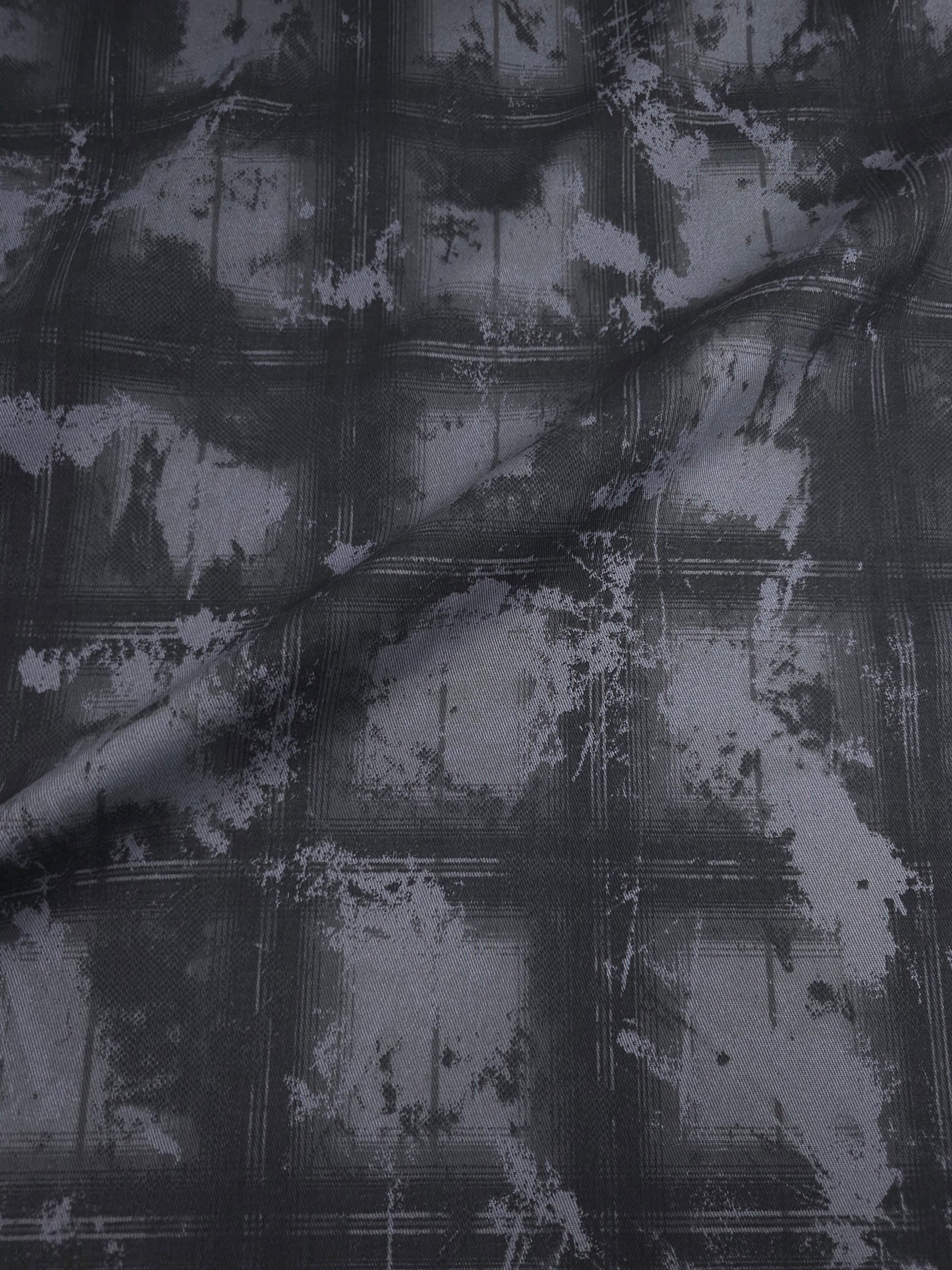 Grey Smokey Static Square Denim