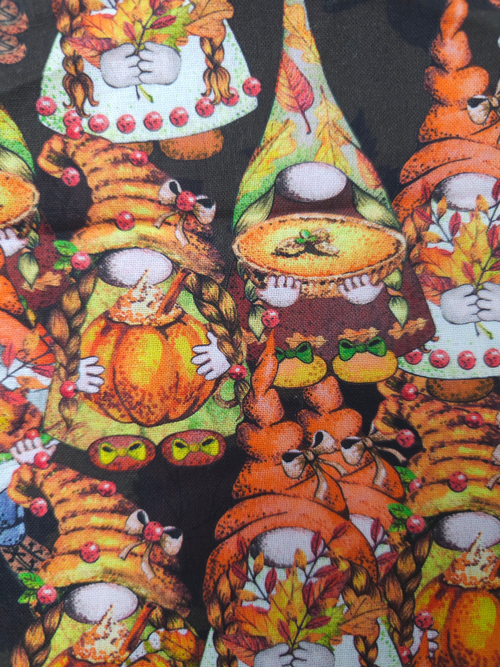 Fall gnomes Cotton- 1.5m