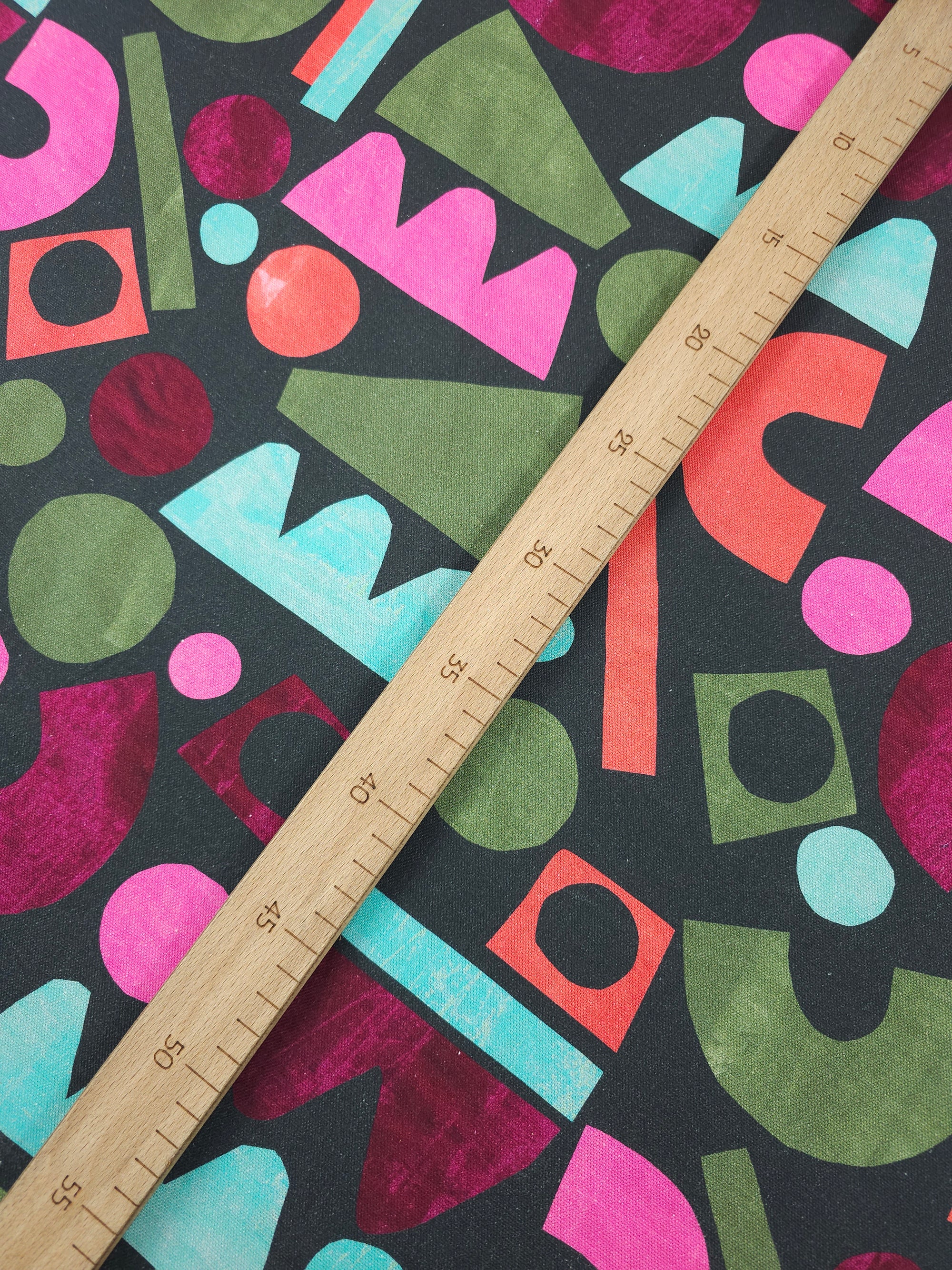 Vibrant Unstable Balance Lightweight Canvas Cotton - Nerida Hansen