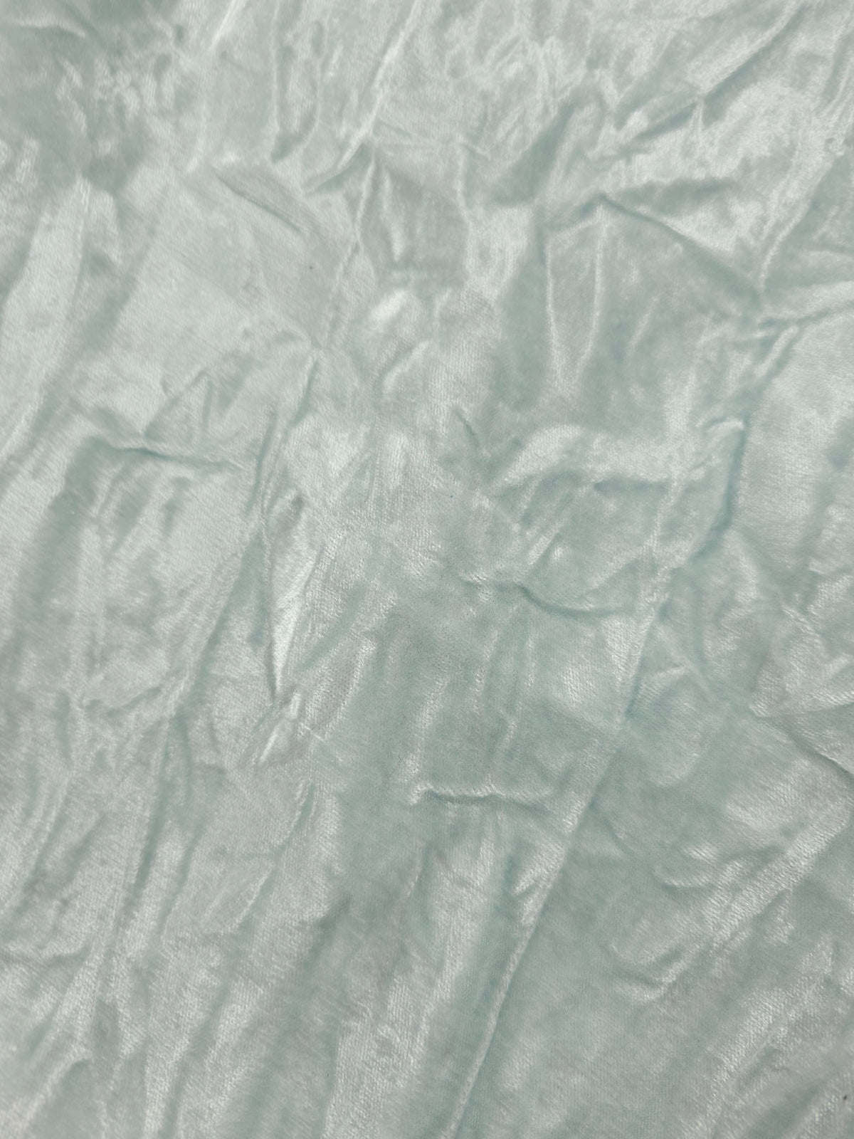 Silver crushed velvet- 2.3m piece