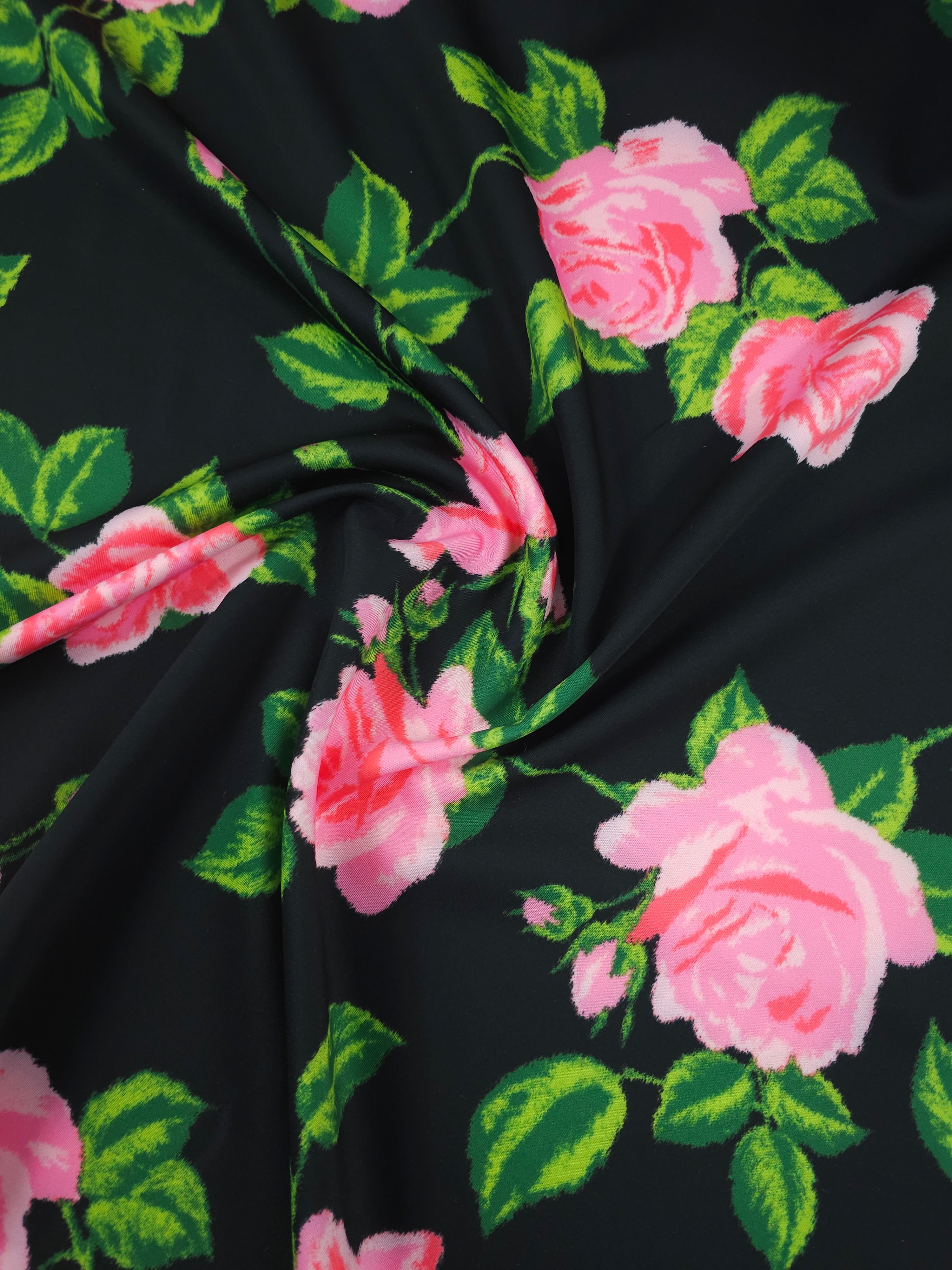 Pink/Black Static Rose Lightweight Suba