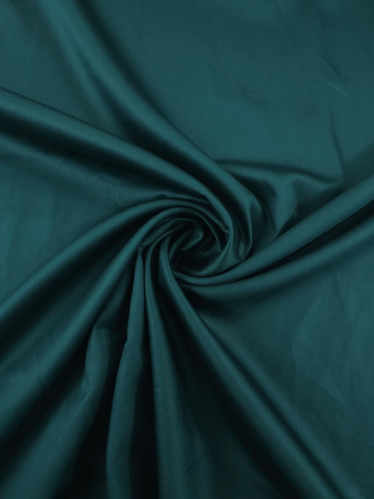Ultra Deep Teal Cotton Satin 60"