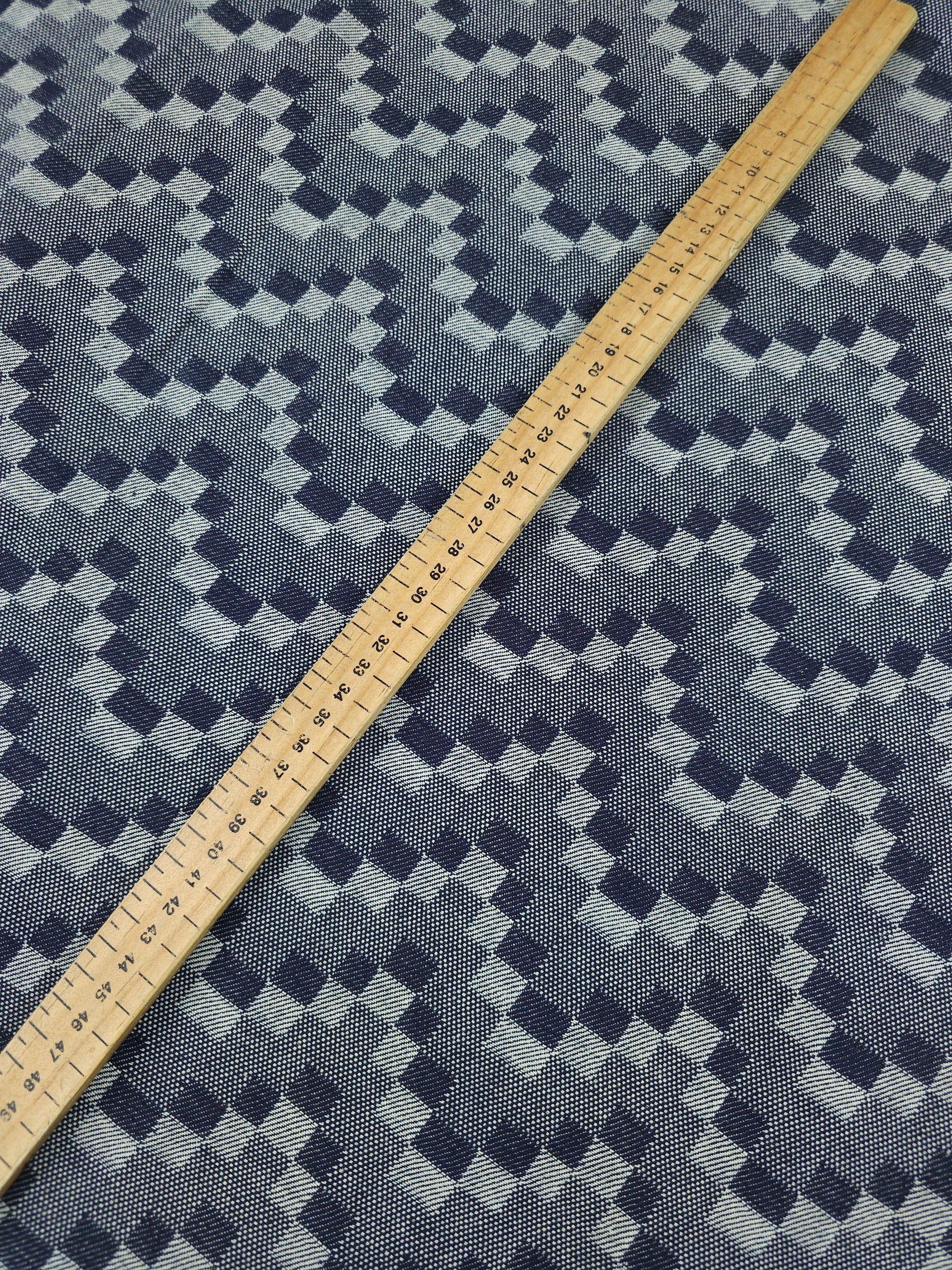 Abstract Tetris Denim