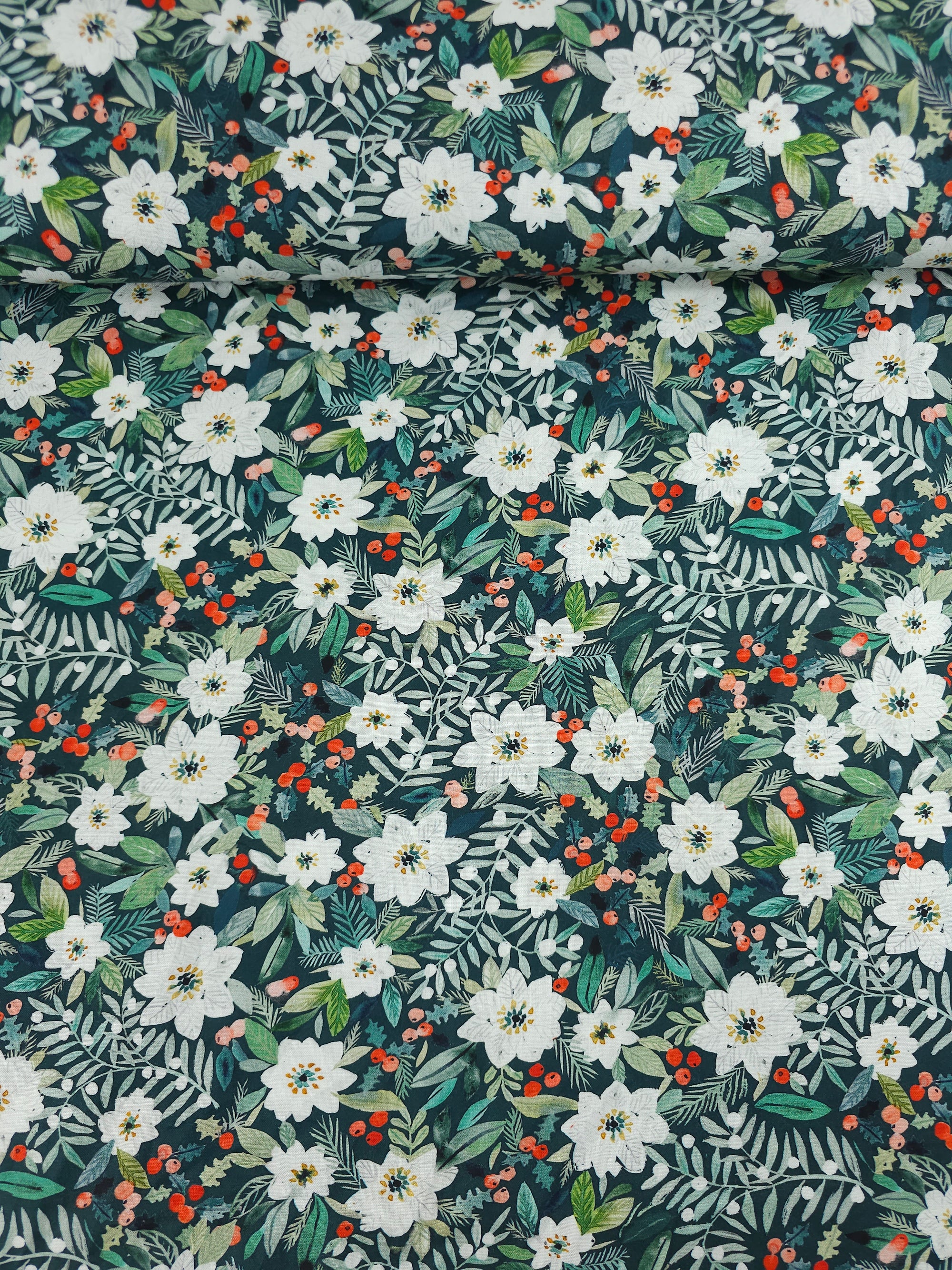 Holly Floral 100% Cotton