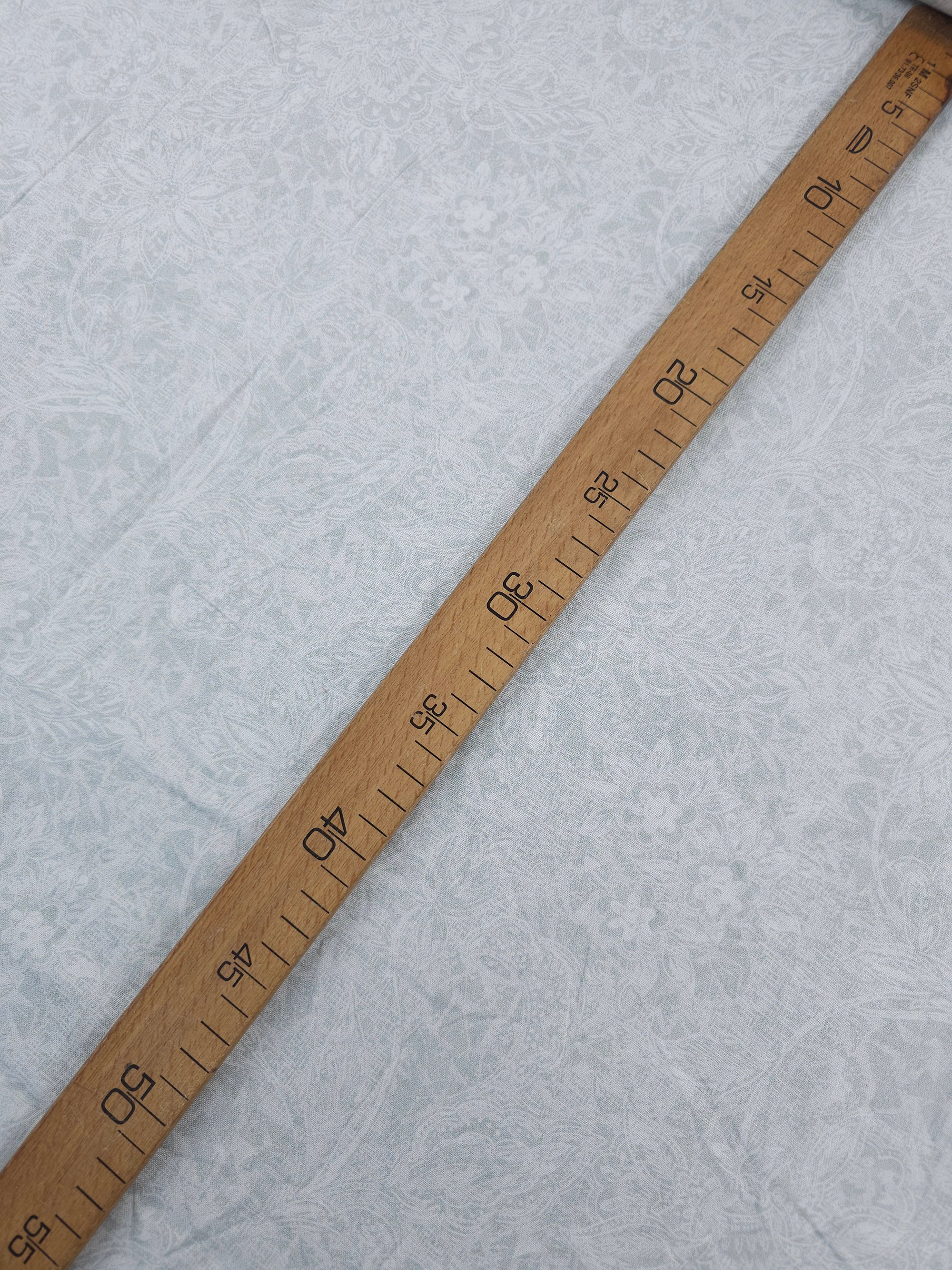 Grey Vintage Etheral Floral 100% Cotton 100% Cotton 118" *EXTRA WIDE*