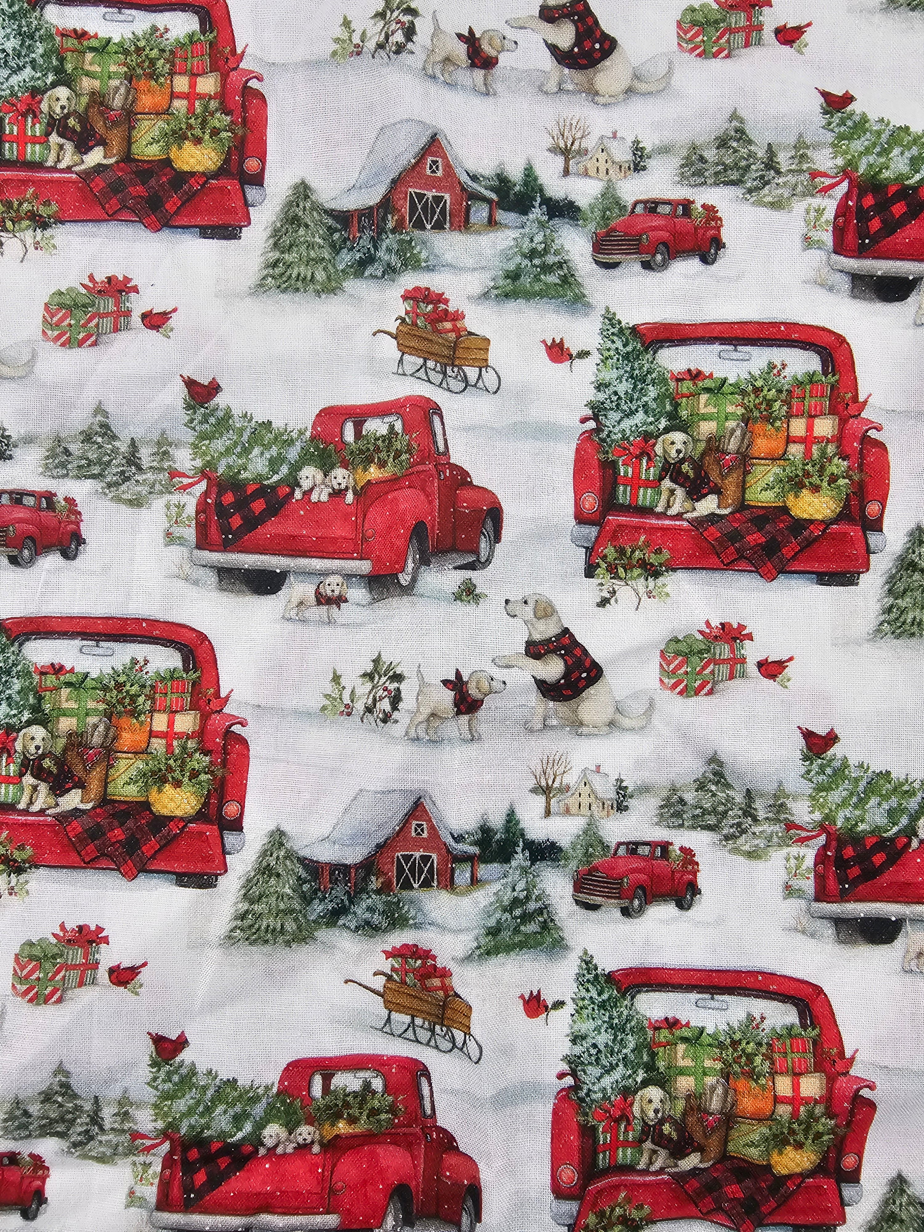 Barn Truck Cotton - (Various Sizes)