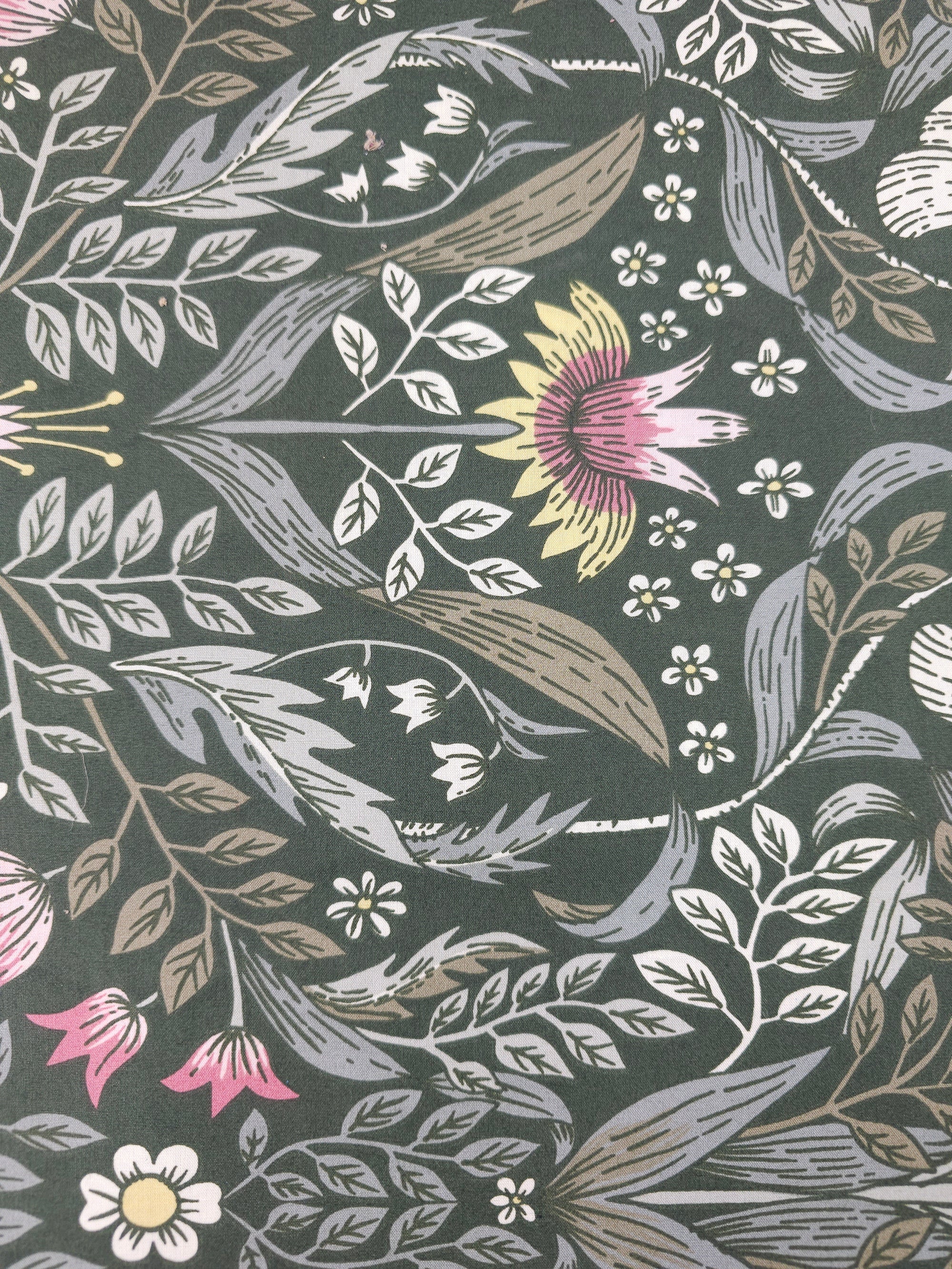 Forest Floral 100% Cotton 82” - Ikea *EXTRA WIDE*