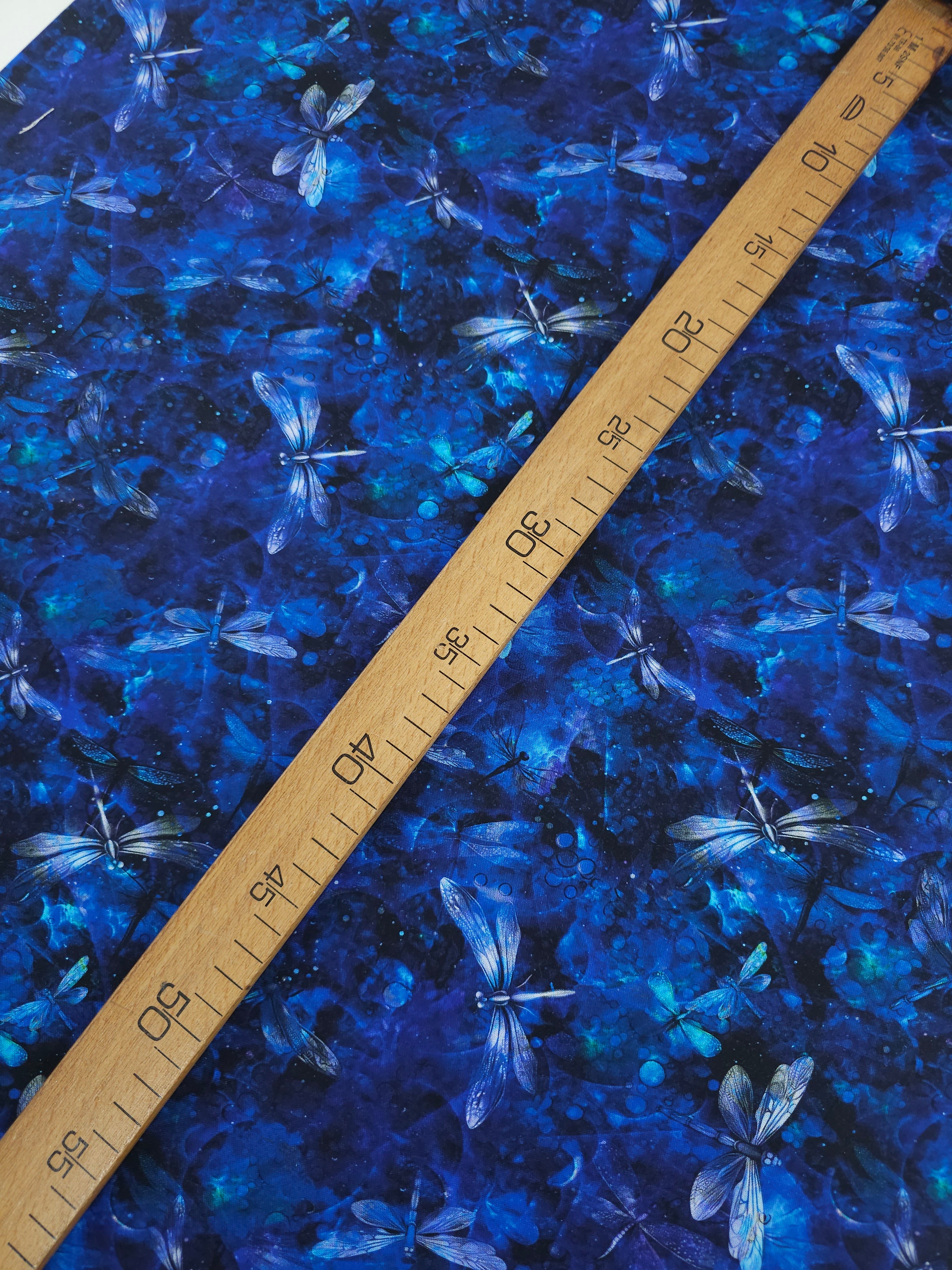 Dark Blue/Purple Midnight Dragonfly 100% Cotton