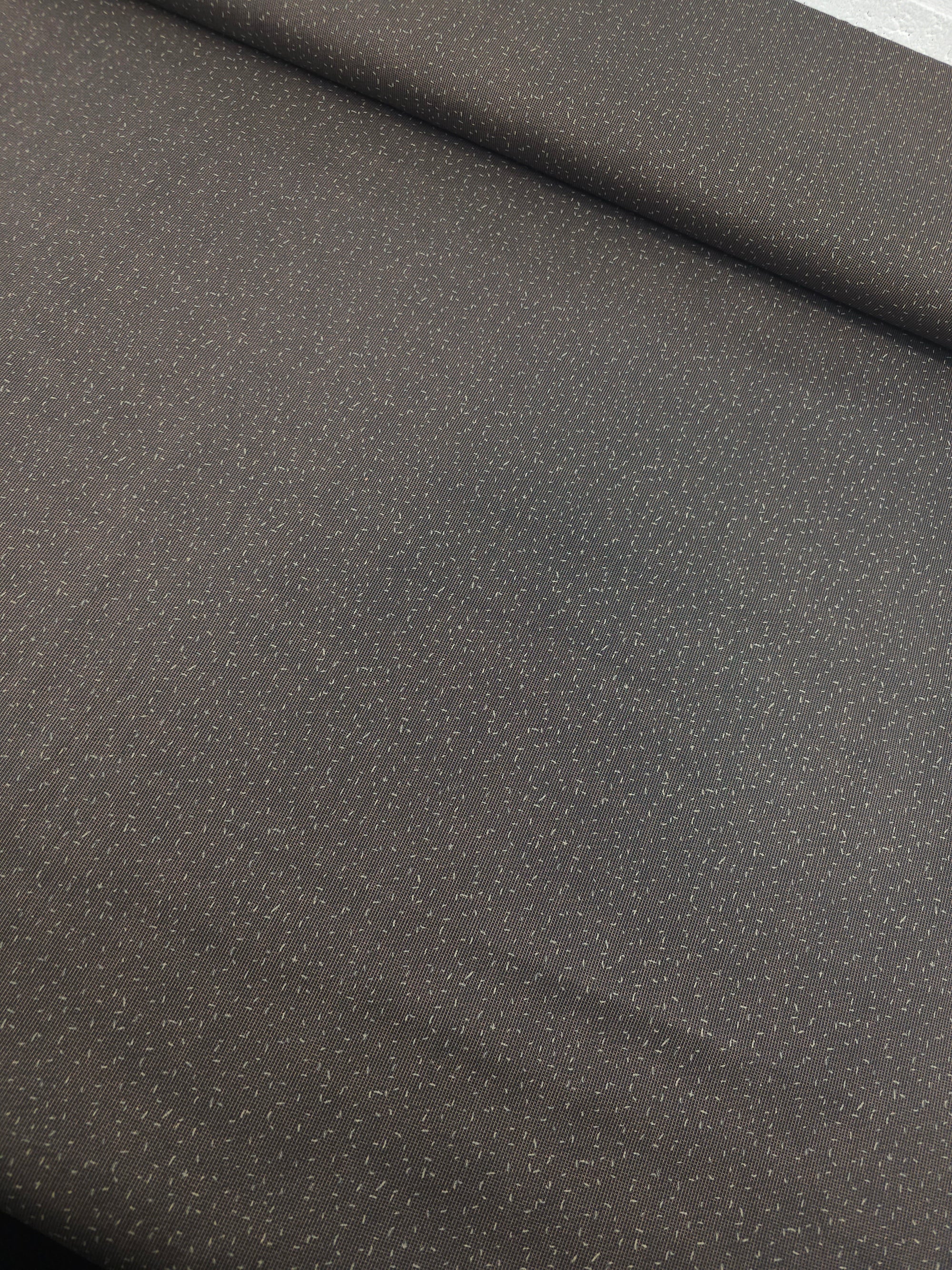 Brown Grid Confetti 100% Cotton 60"