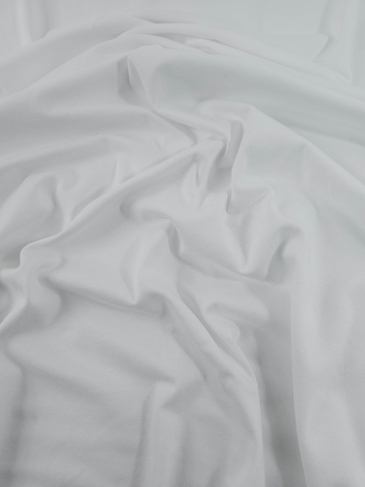 White Bamboo Cotton Jersey