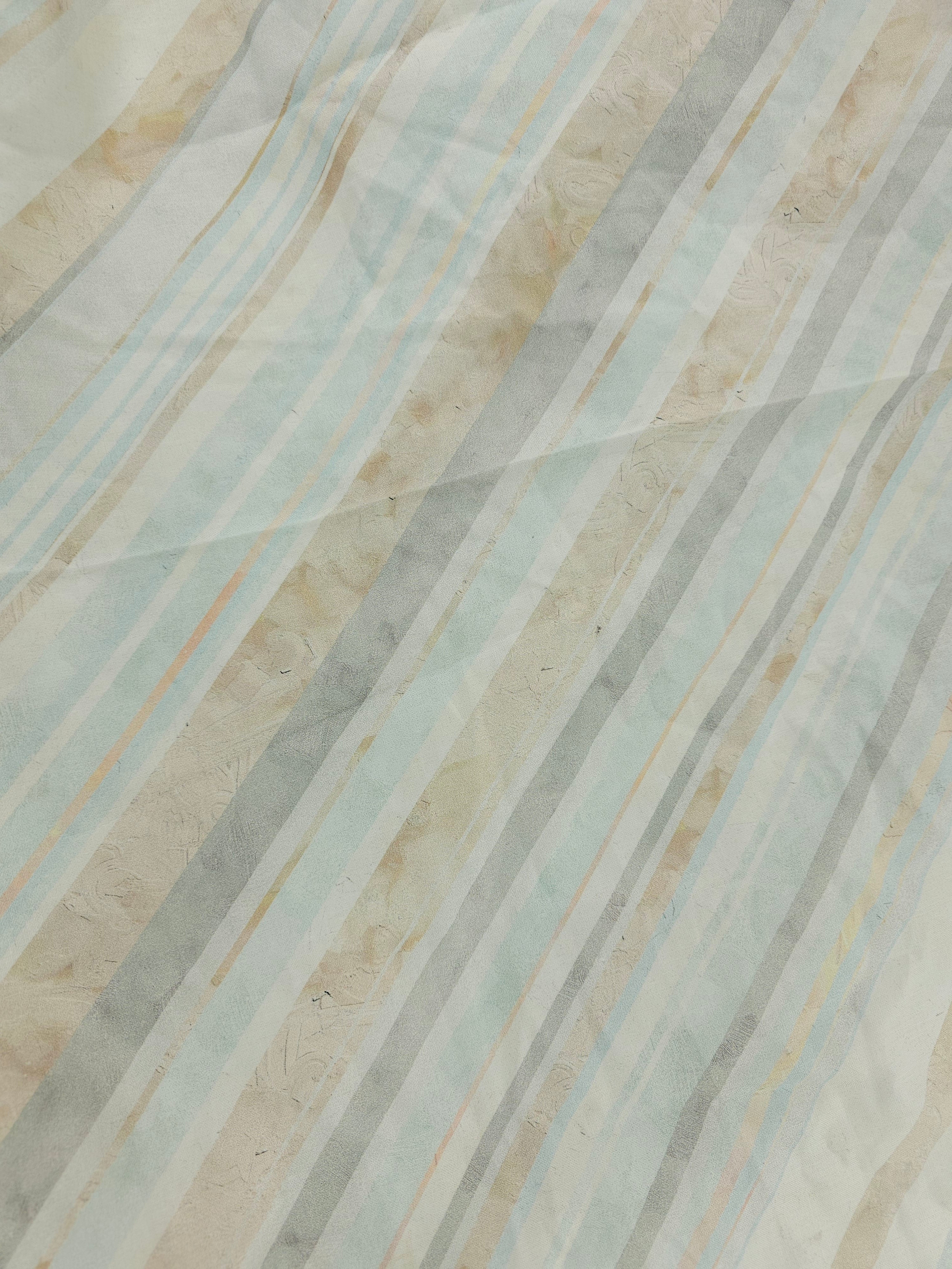 Pastel stripe Cotton- 4m piece