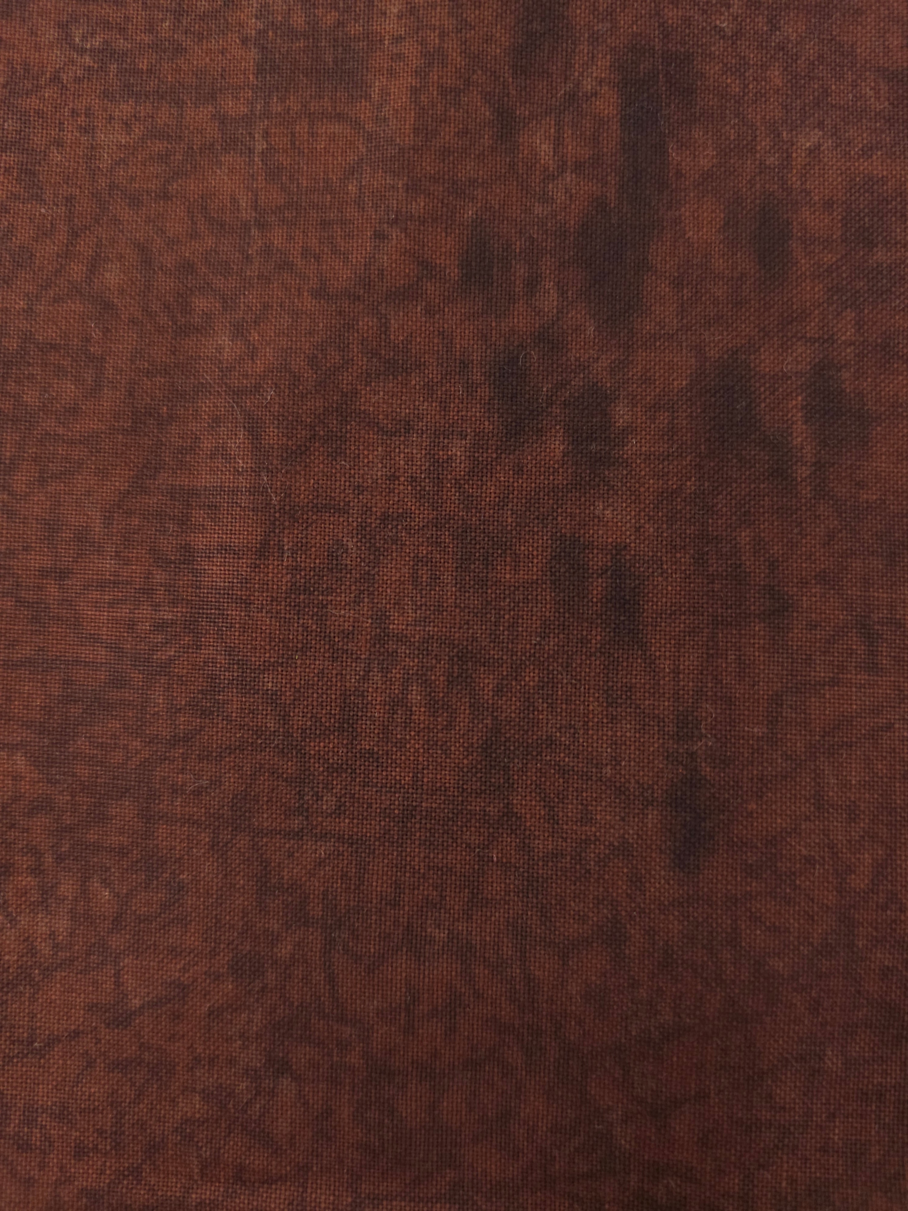 Burnt sienna crackle Cotton- 1.1m piece