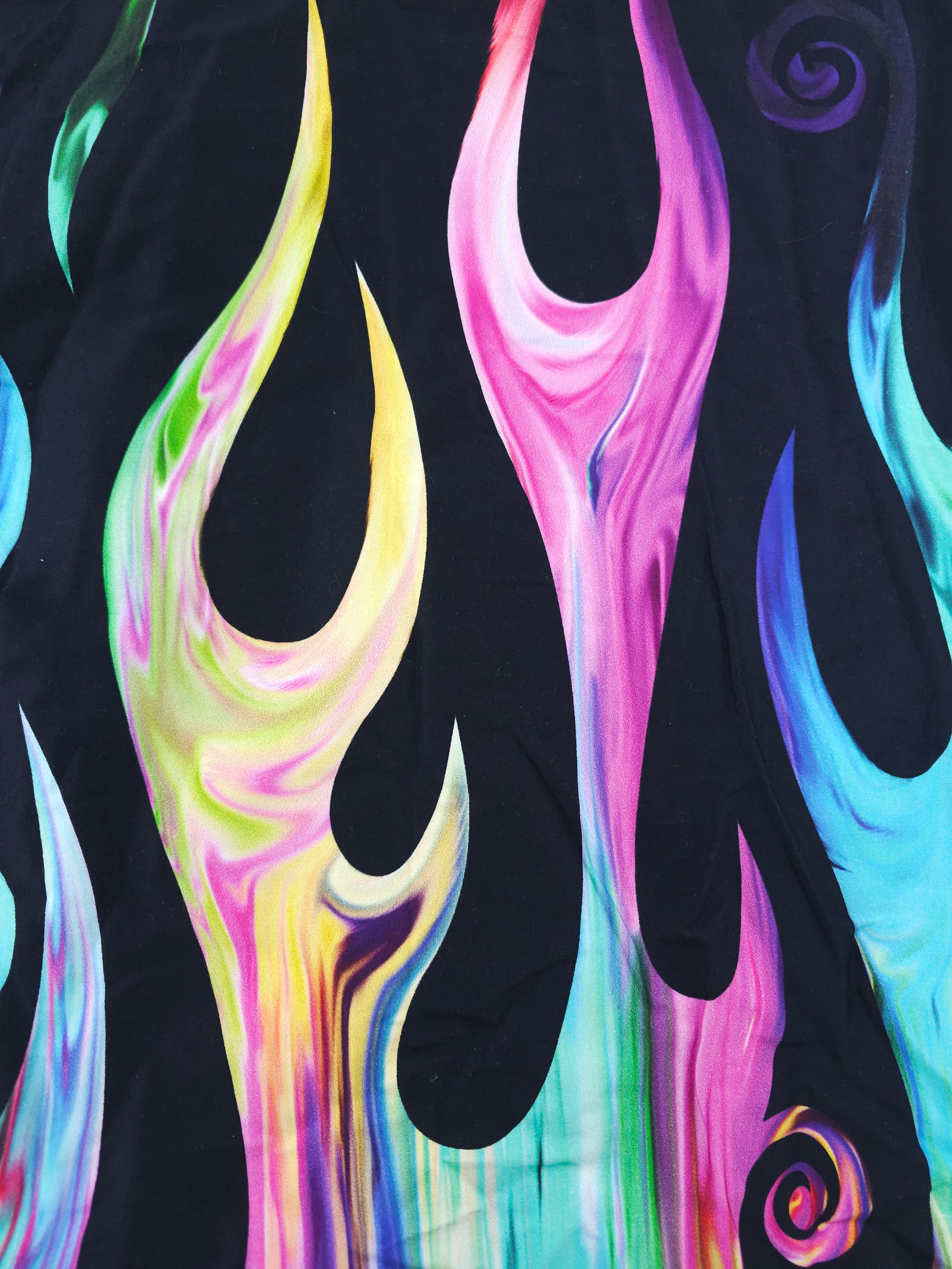 Rainbow flame Cotton- 1.8m piece
