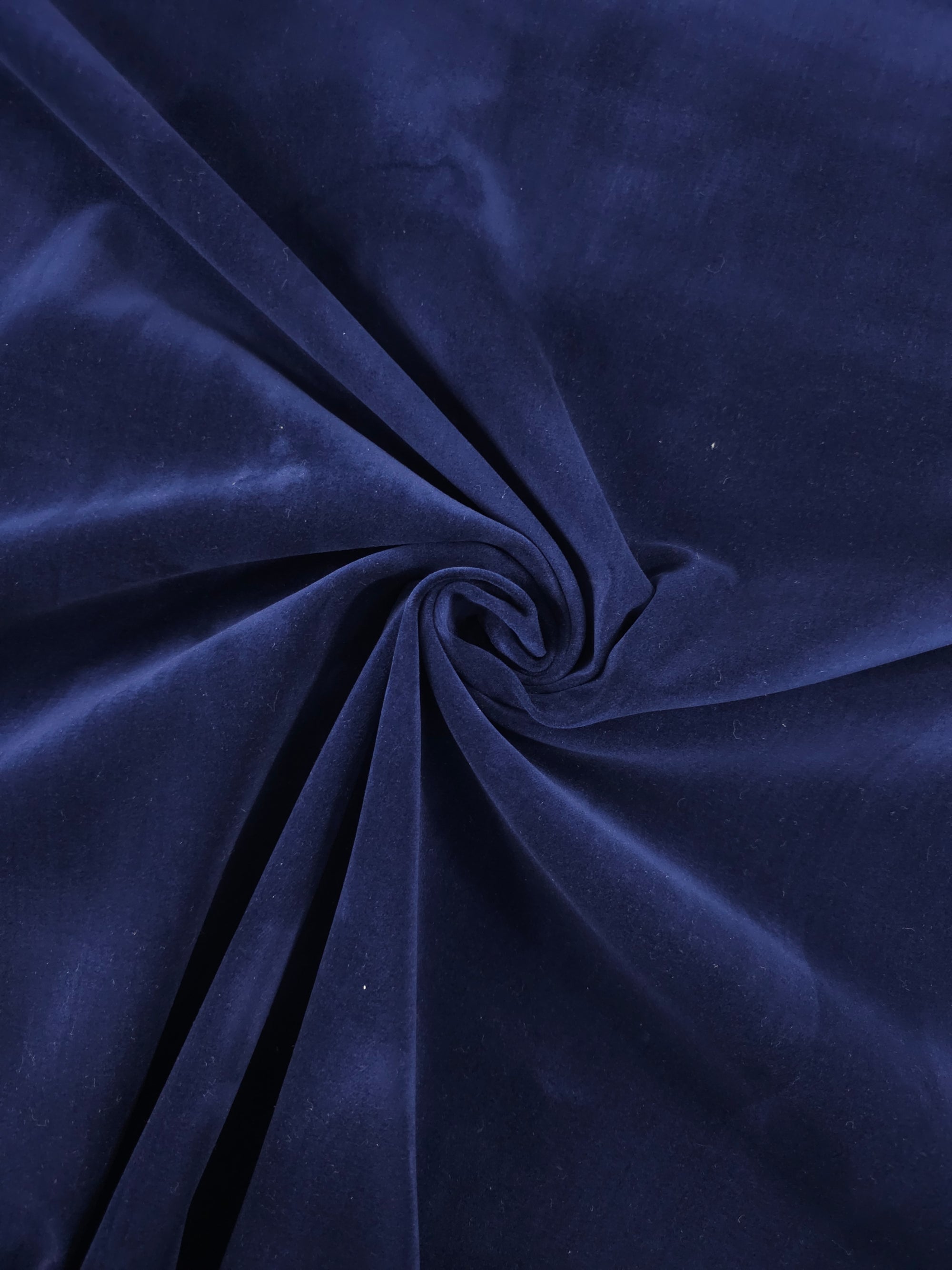 Royal Blue Velvet Denim