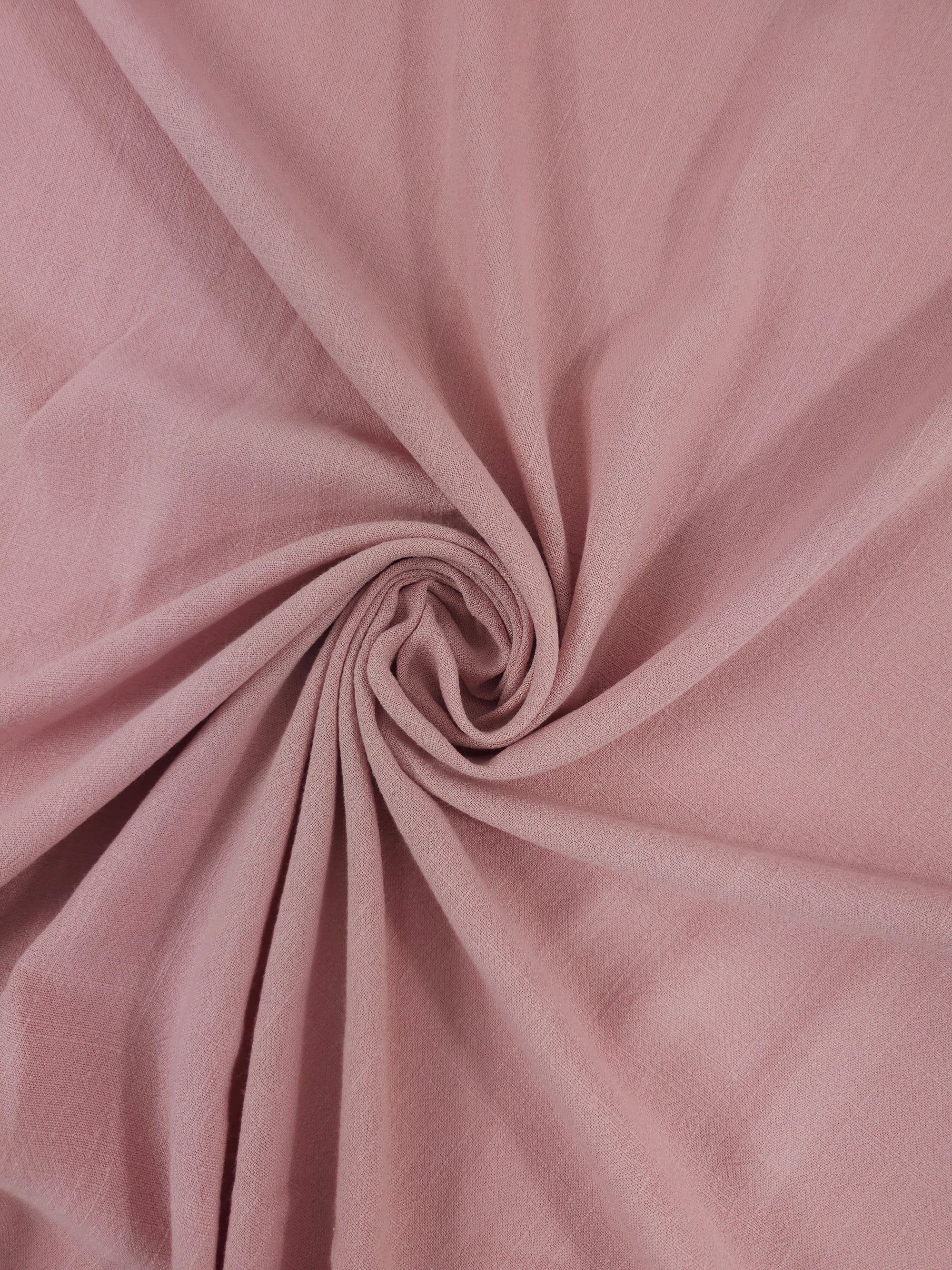 Powder Pink Viscose Linen