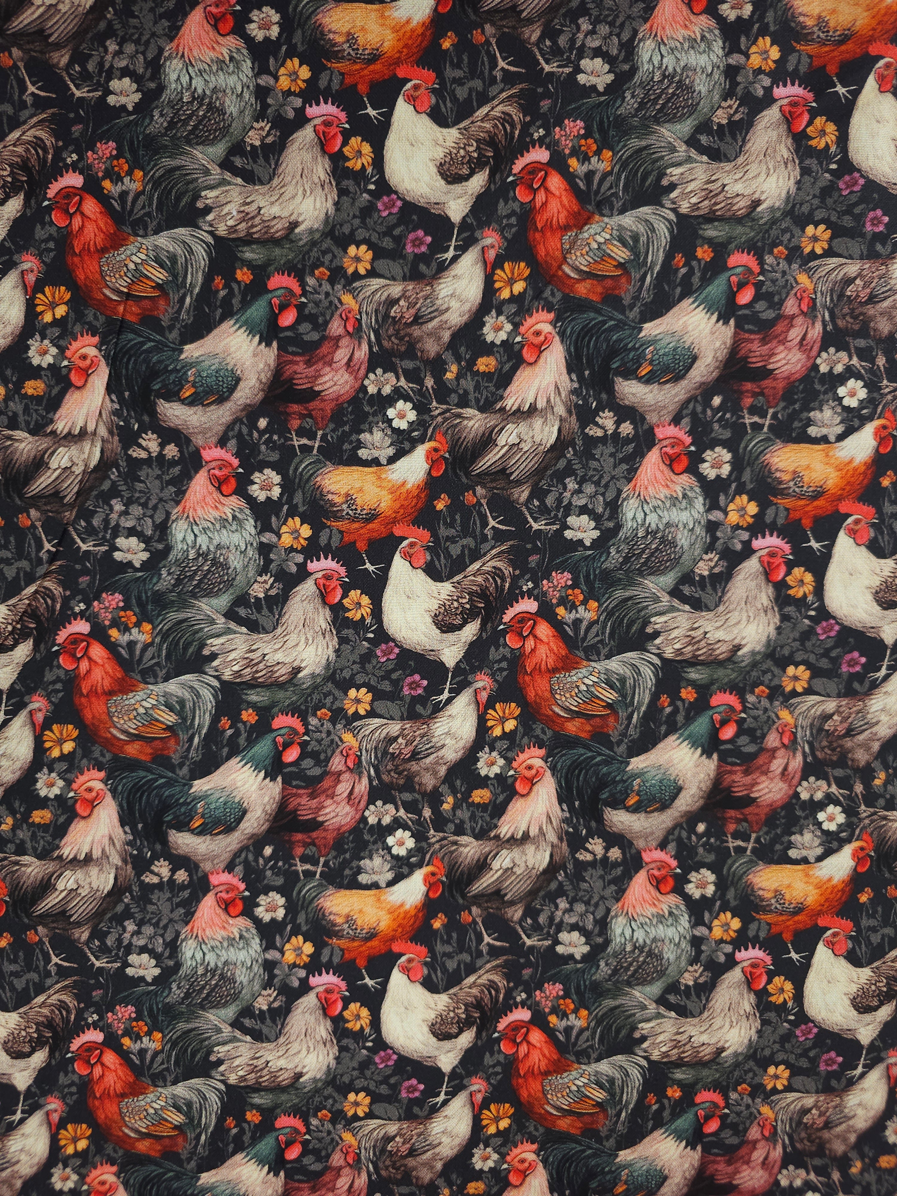 Rooster Field 100% Cotton